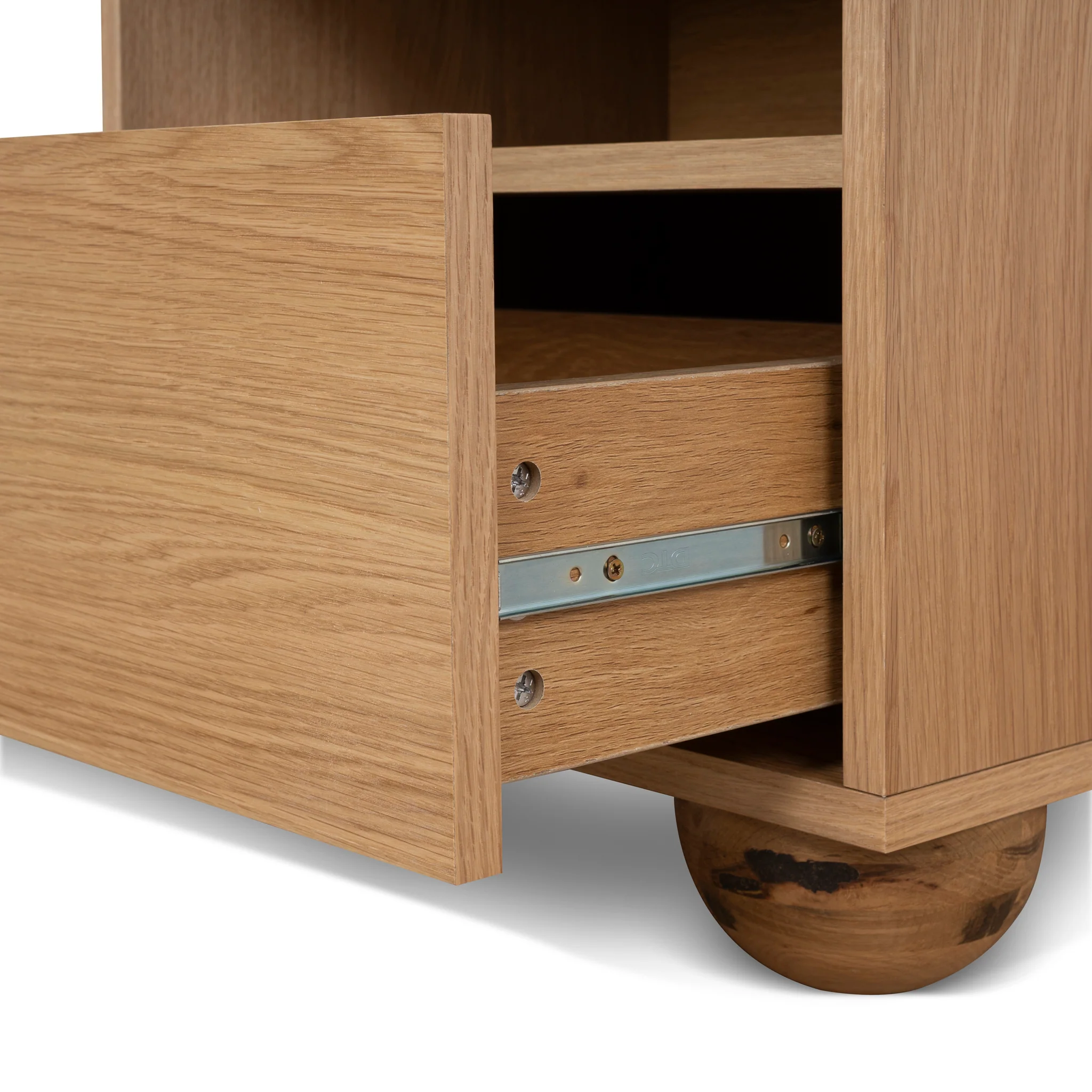 CST10215-KD 50cm Bedside Table - Natural - Image 15