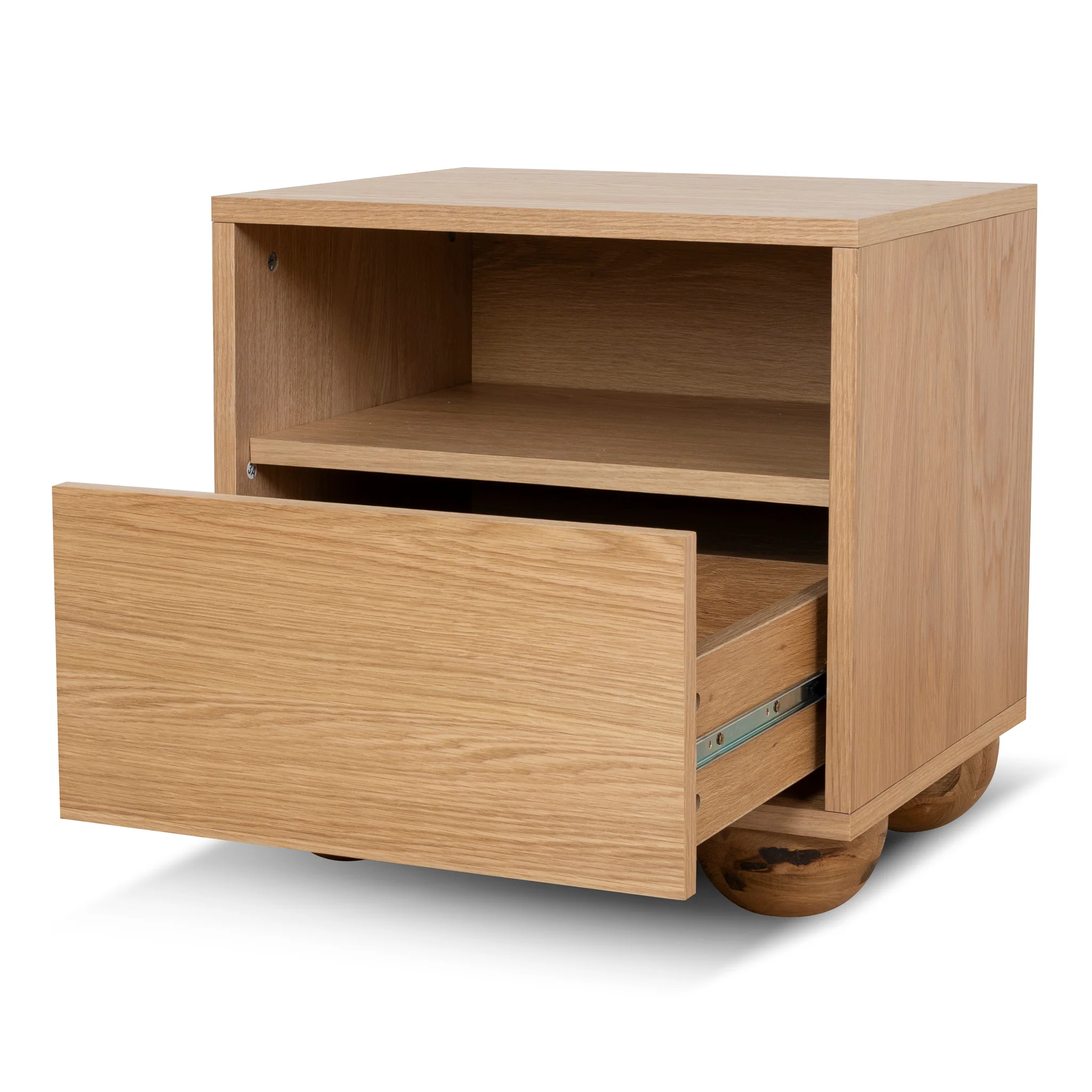 CST10215-KD 50cm Bedside Table - Natural - Image 3