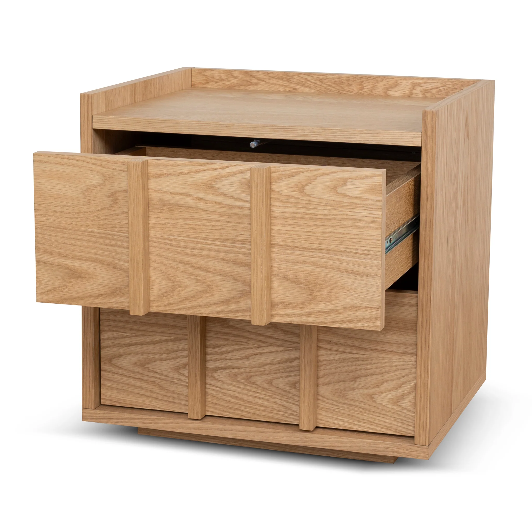 CST10216-KD 50cm Bedside Table - Natural - Image 4