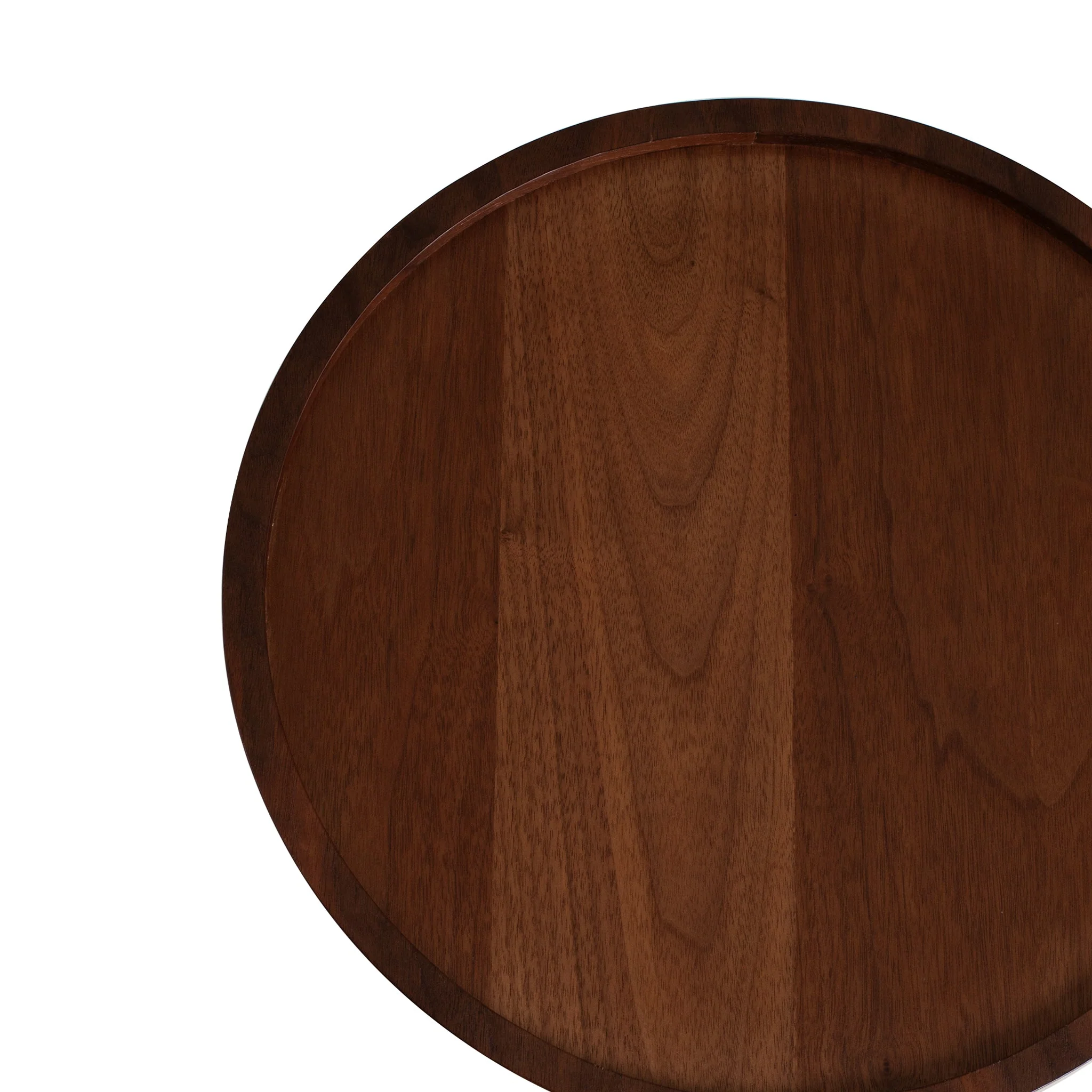 CST10250-IG White Side Table - Walnut - Image 8