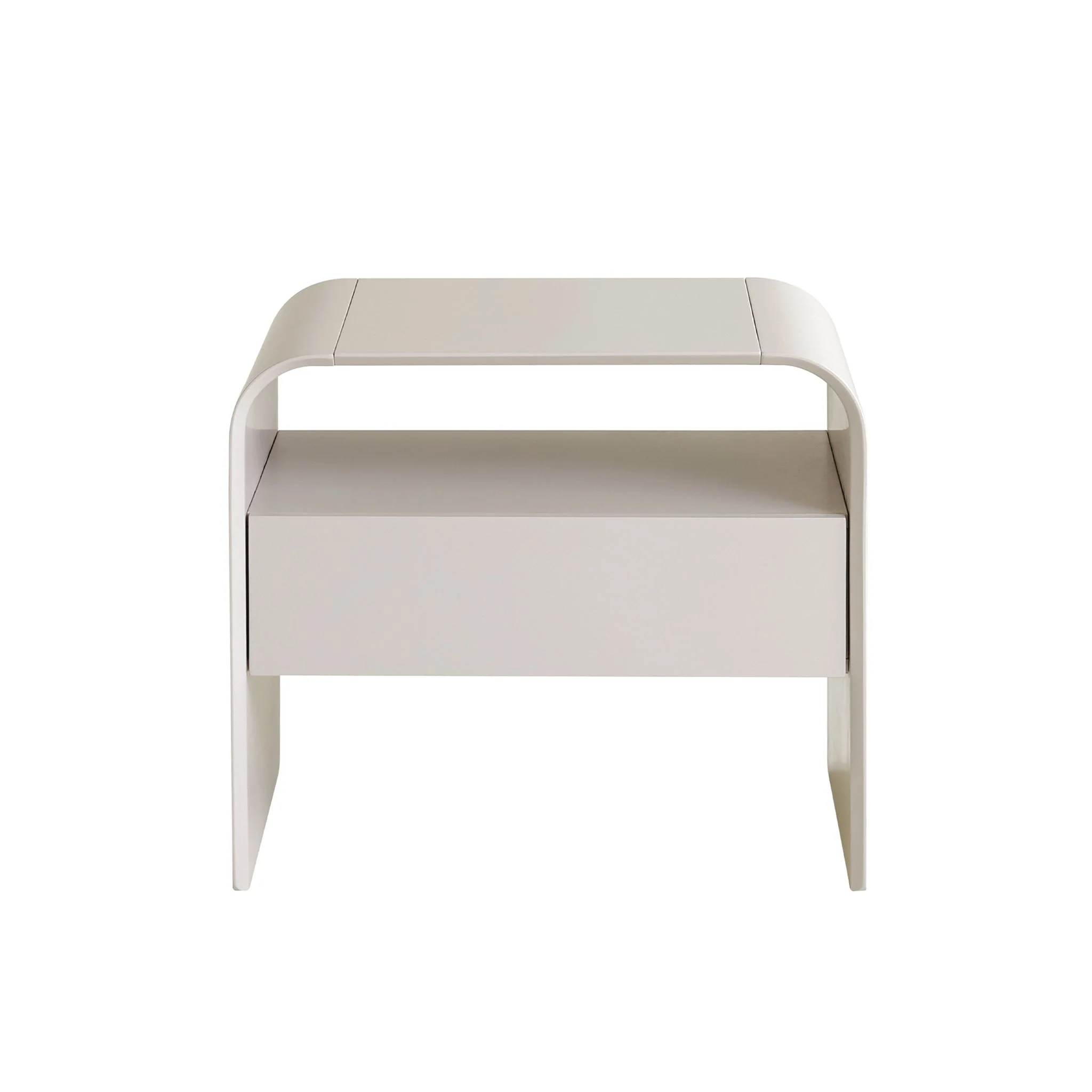 CST10255-IG Bedside Table - Warm Grey - Image 2