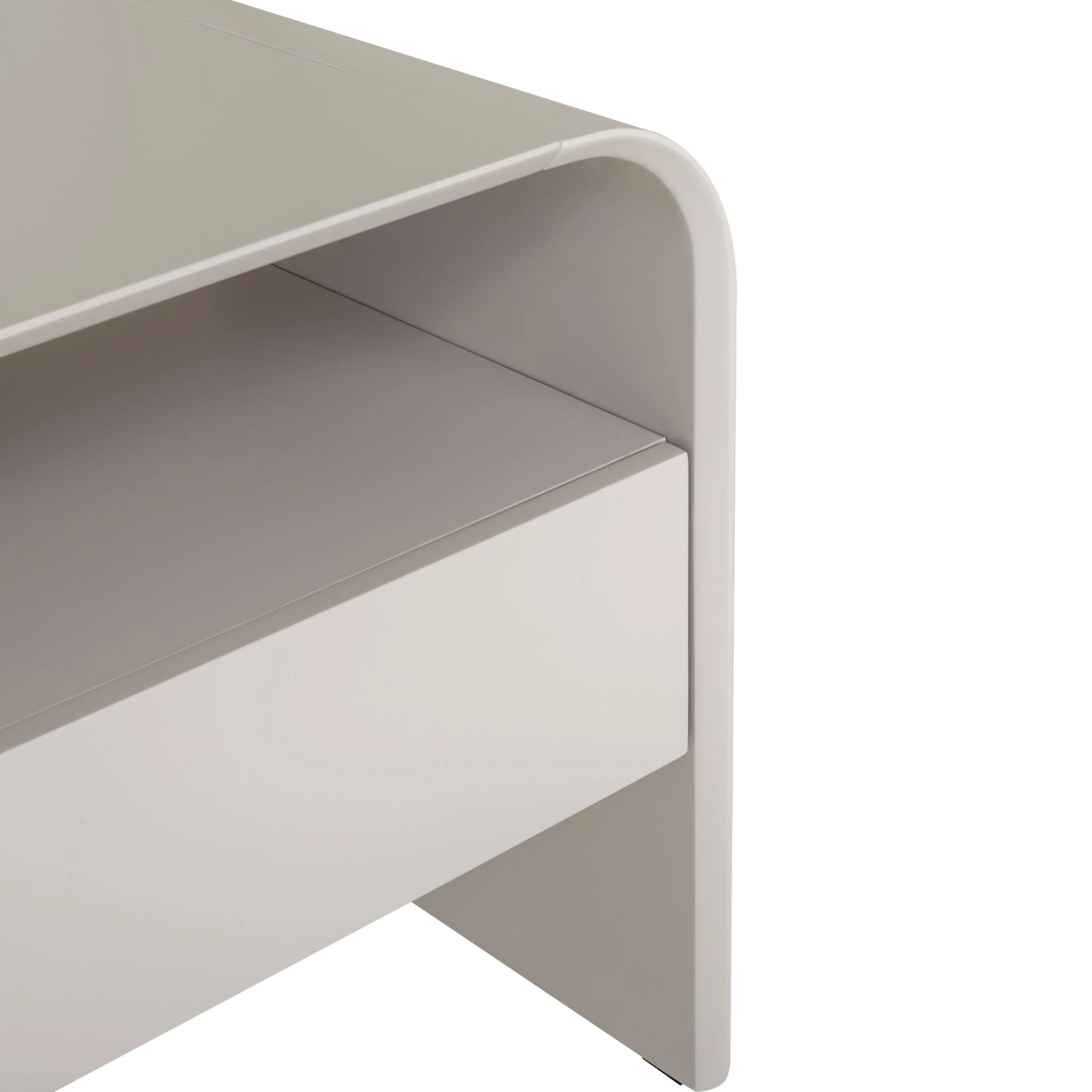 CST10255-IG Bedside Table - Warm Grey - Image 7