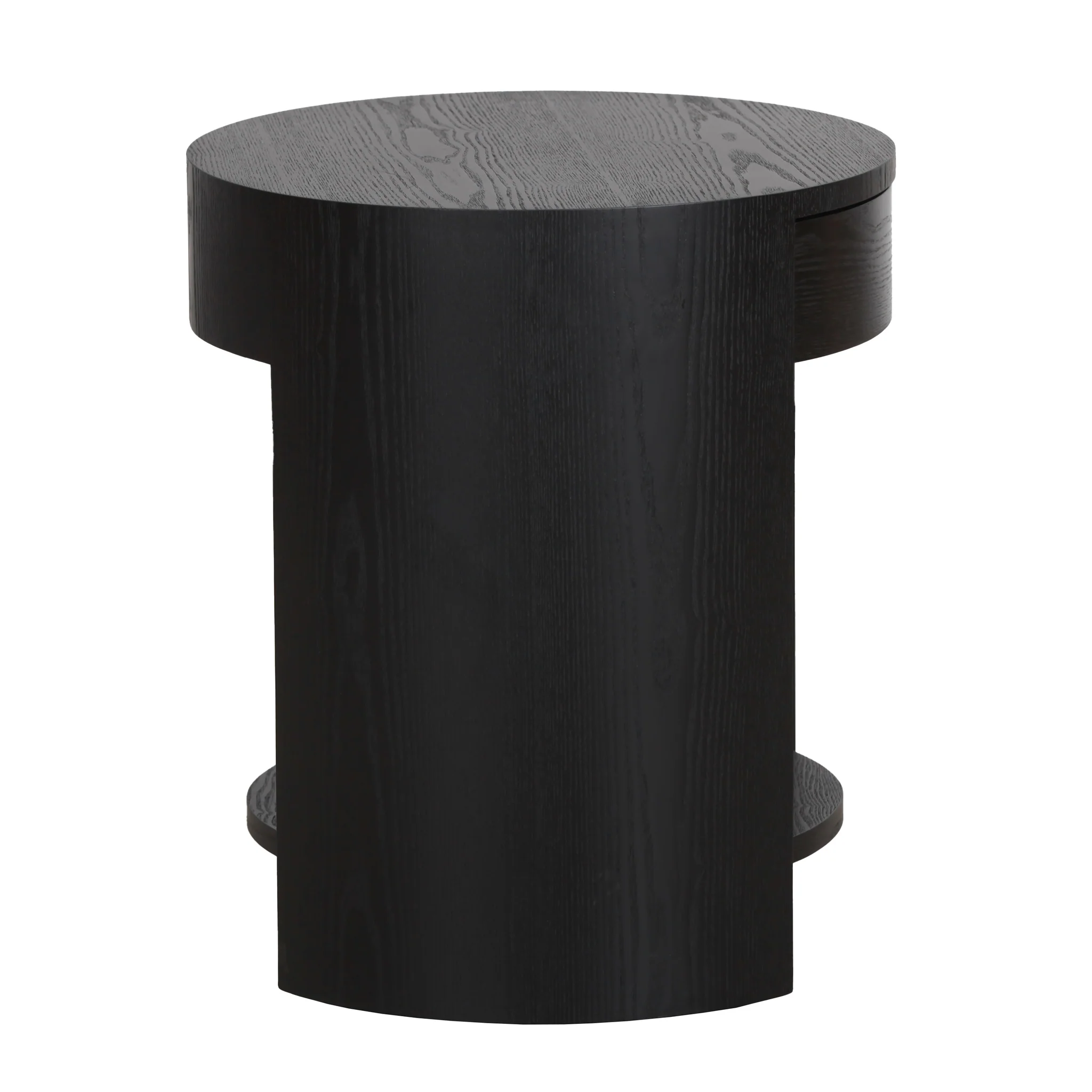 CST10281-DW 55cm Side Table - Full Black - Image 4