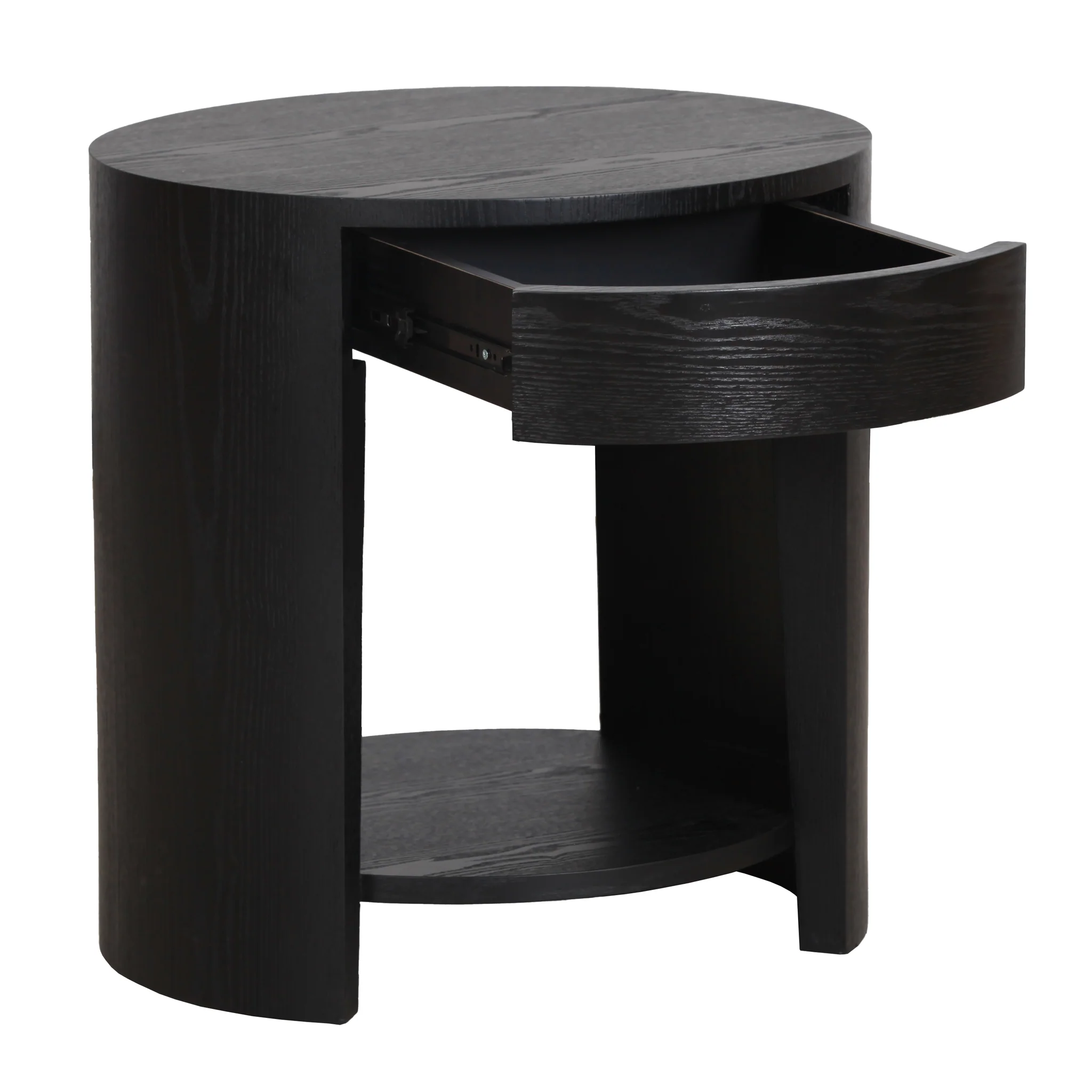 CST10281-DW 55cm Side Table - Full Black - Image 5