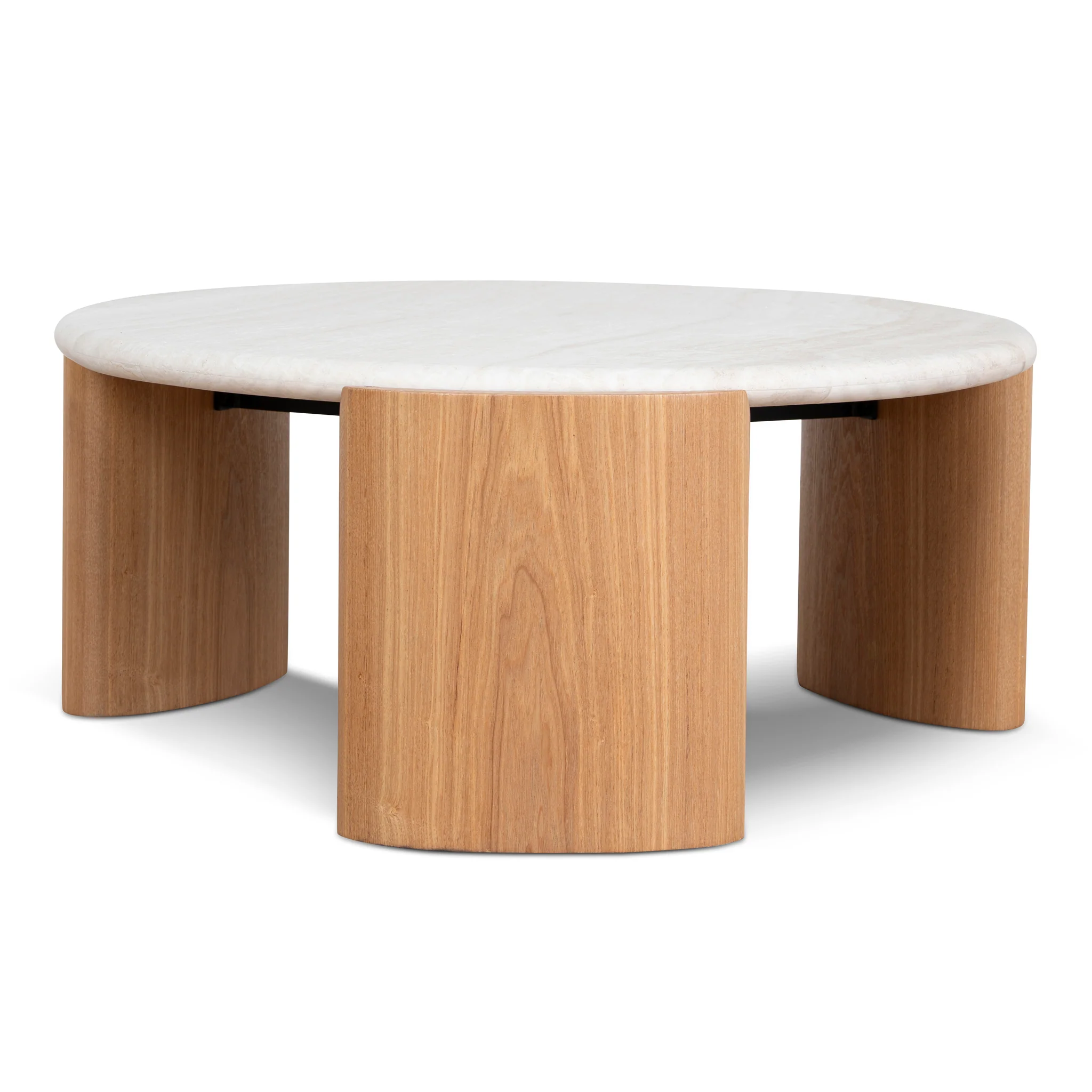 CST10317-NY Nested Travertine Coffee Table - Natural - Image 6