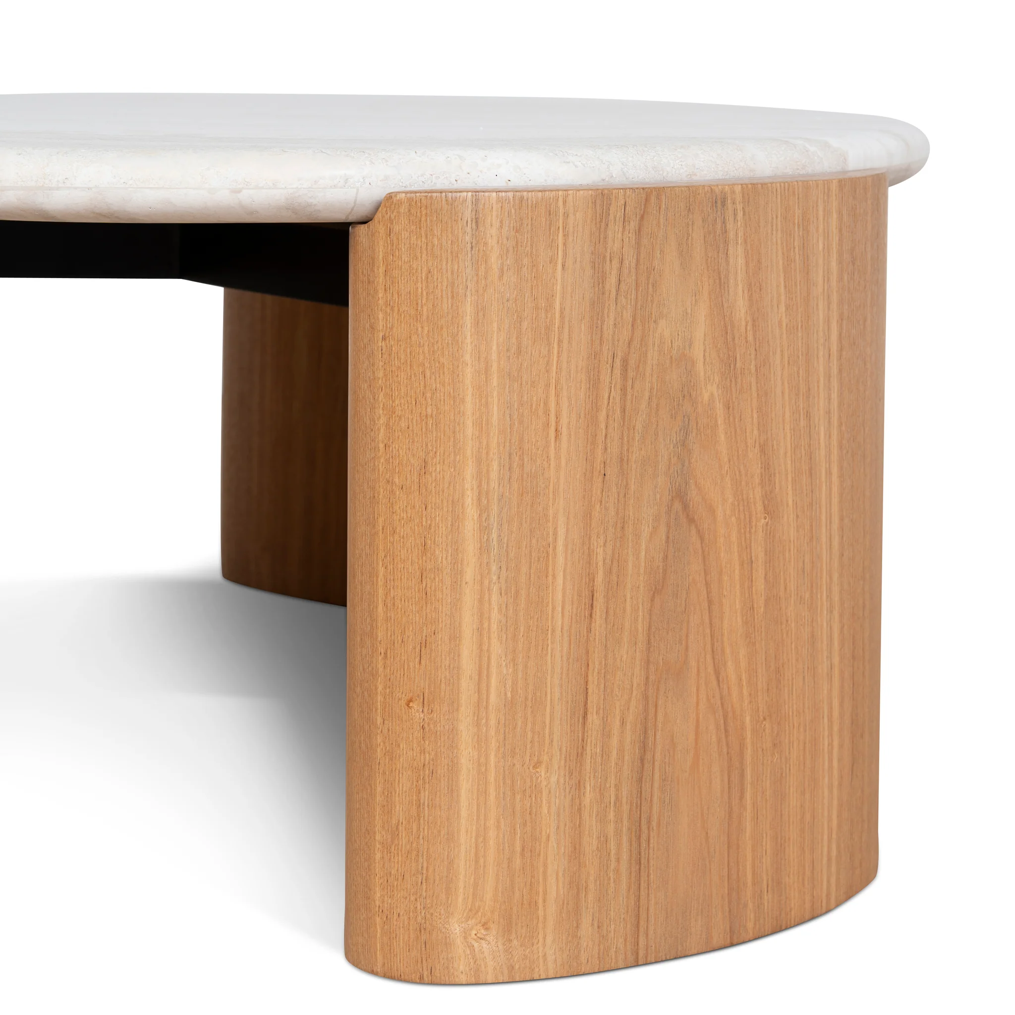 CST10317-NY Nested Travertine Coffee Table - Natural - Image 8