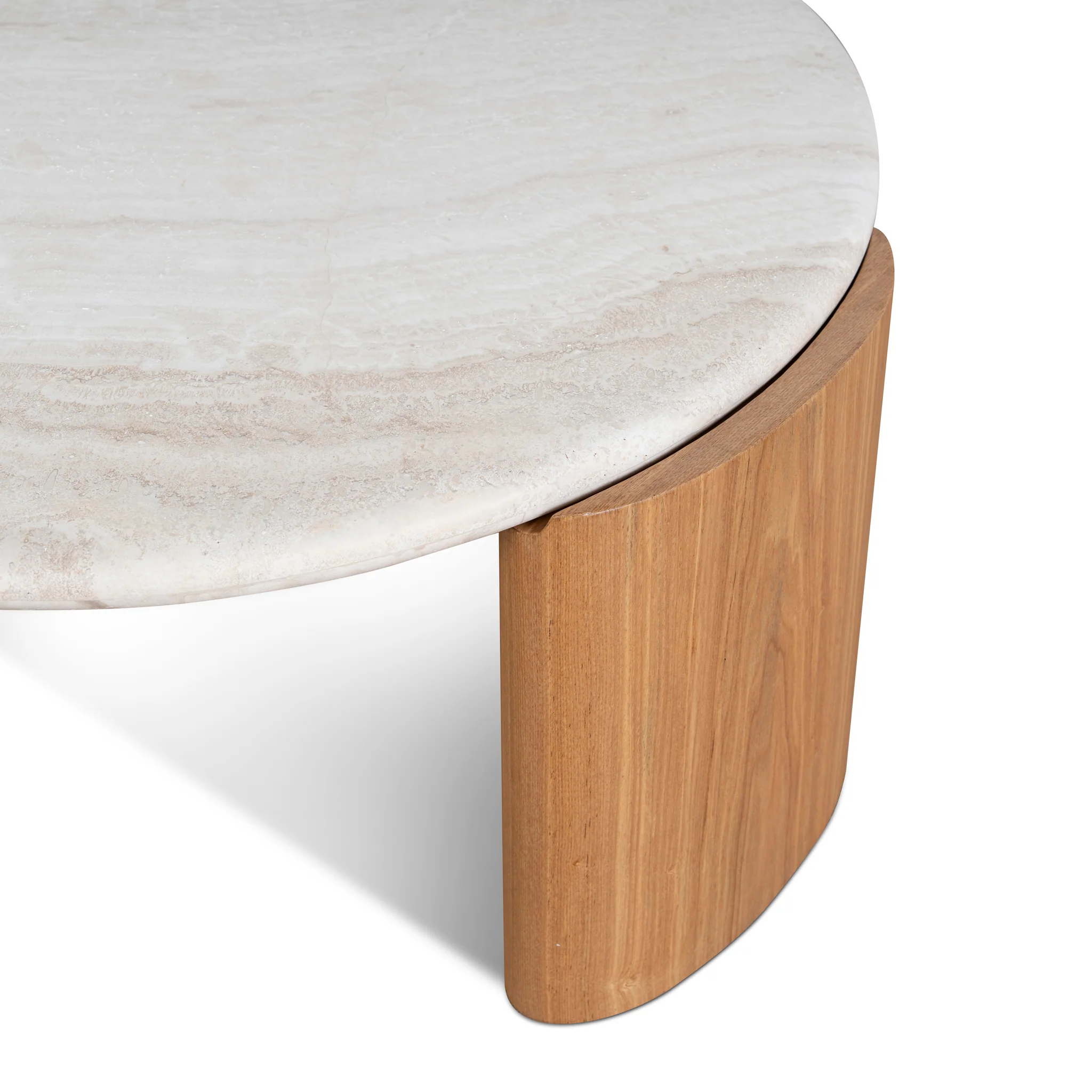 CST10317-NY Nested Travertine Coffee Table - Natural - Image 9