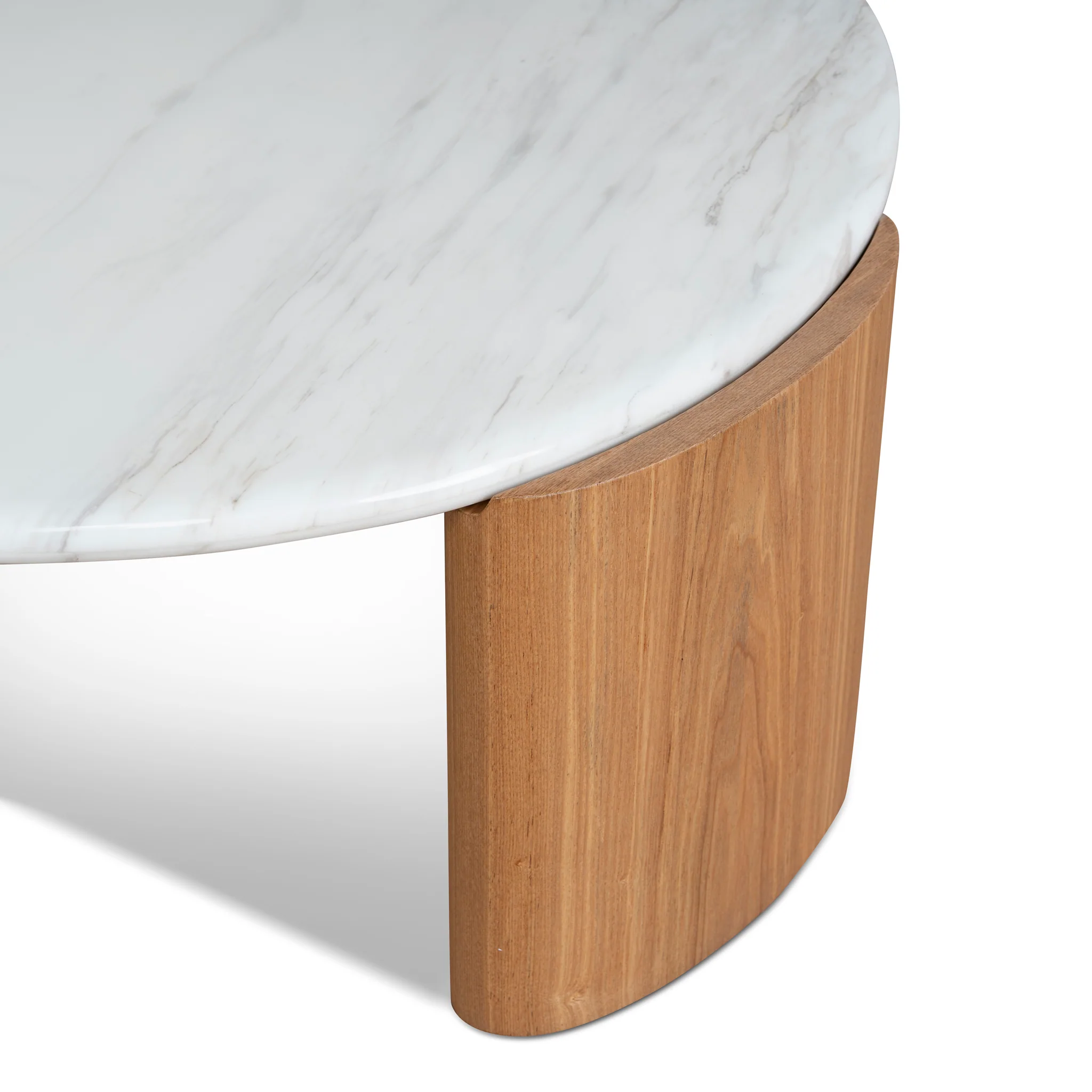 CST10318-NY Nested Carrara Marble Coffee Table - Natural - Image 11