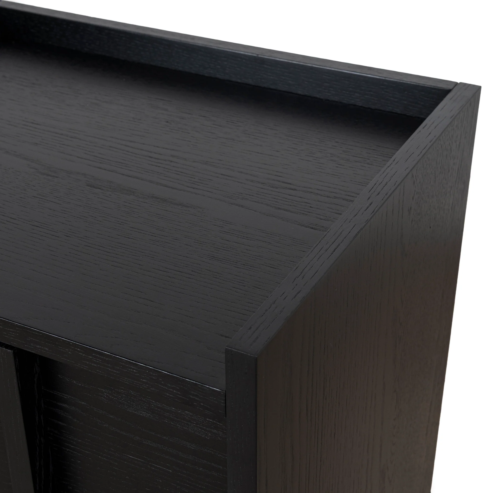 CST10380-KD 50cm Bedside Table - Black - Image 7