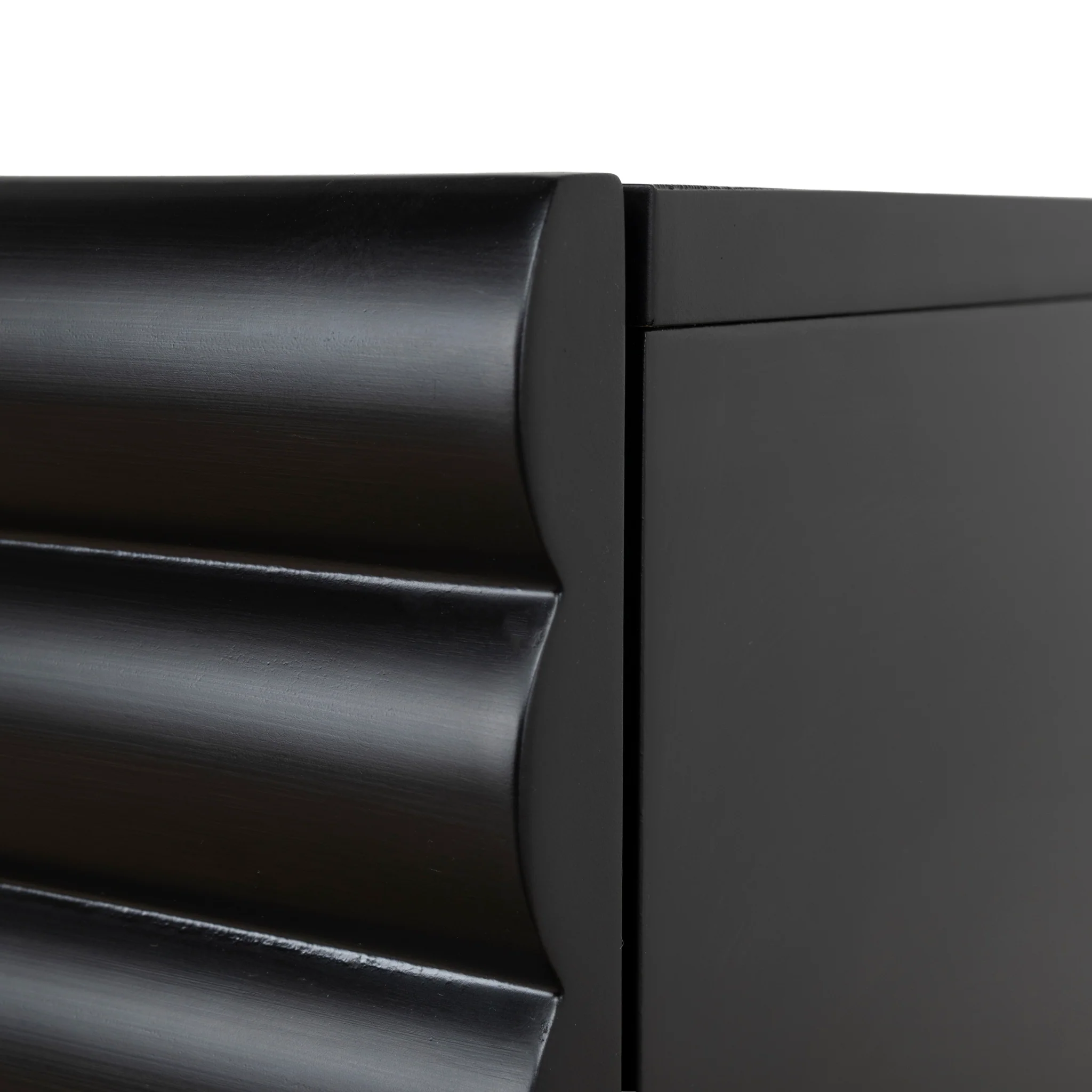 CST10384-KD 48cm Bedside Table - Matte Black - Image 10