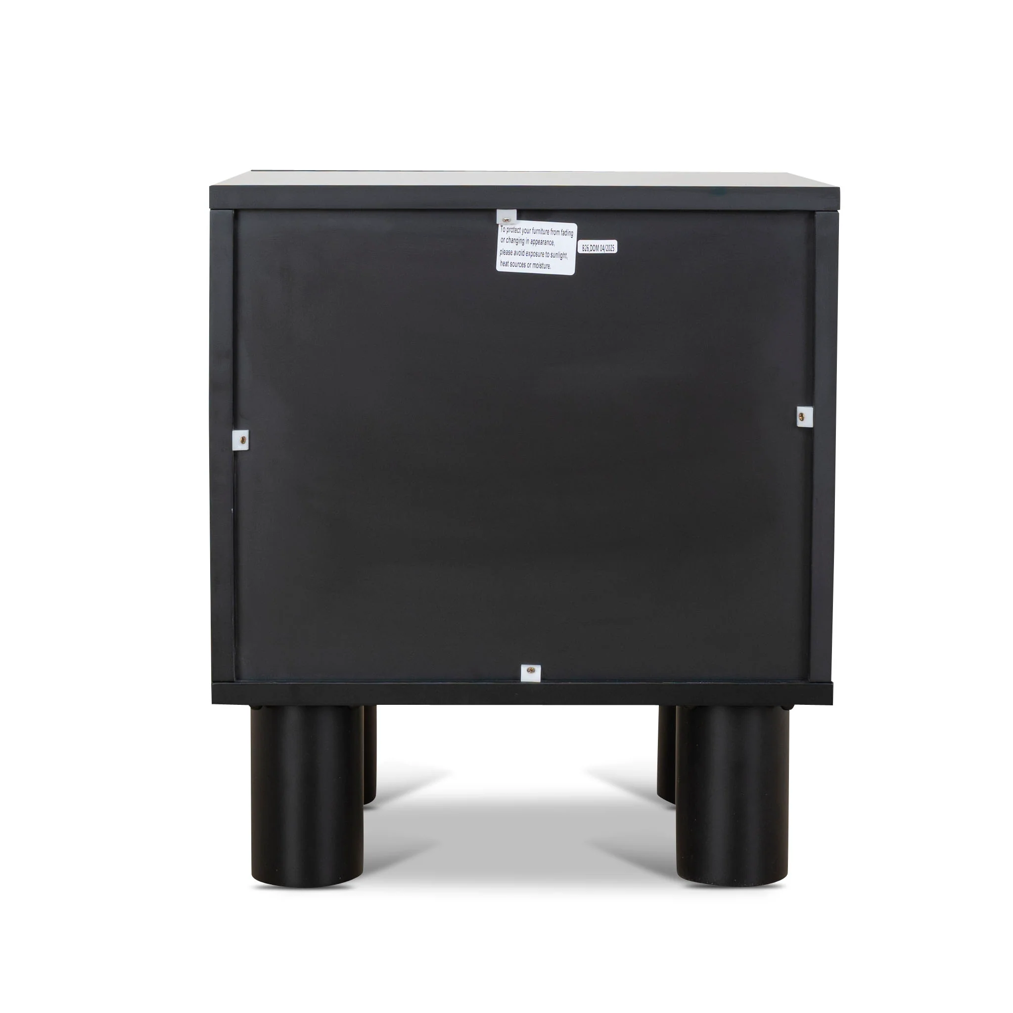 CST10384-KD 48cm Bedside Table - Matte Black - Image 6