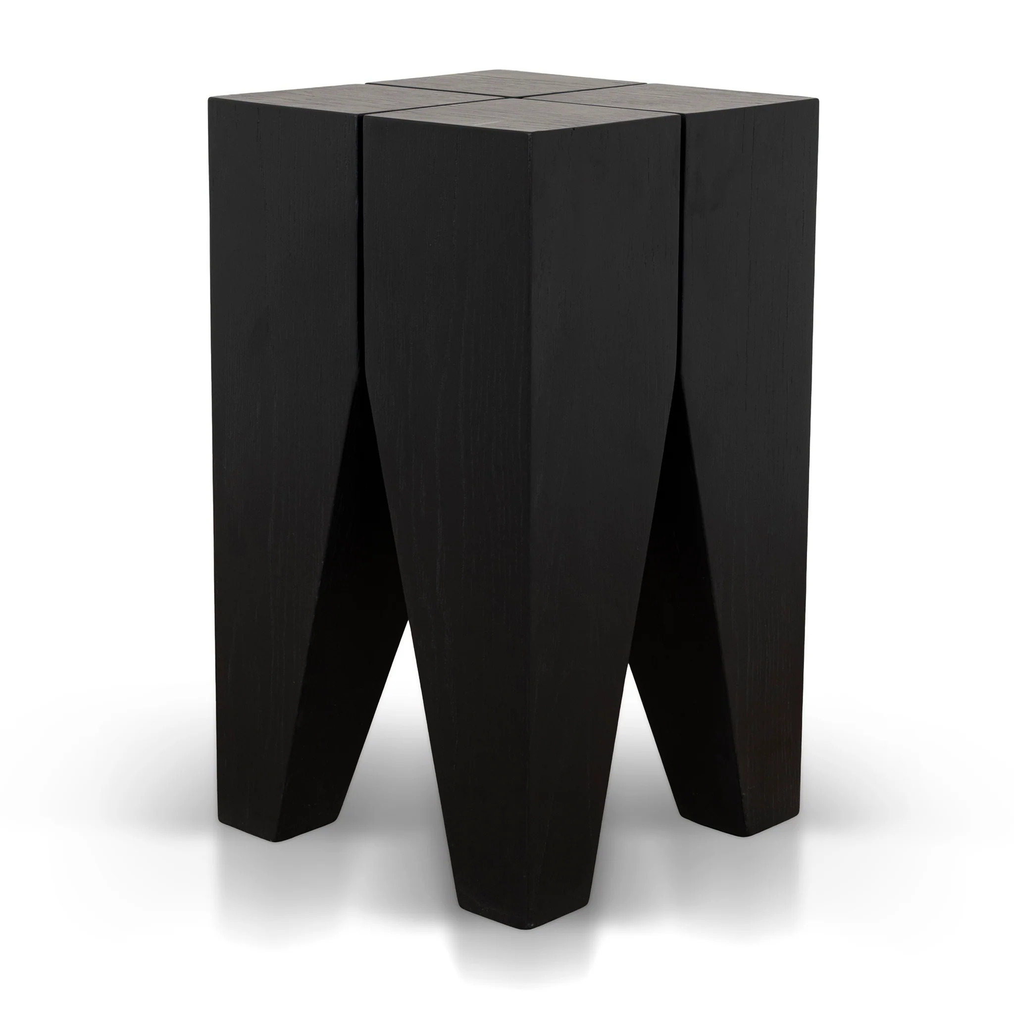 CST10426-NI 27cm Square Side Table - Full Black - Image 3