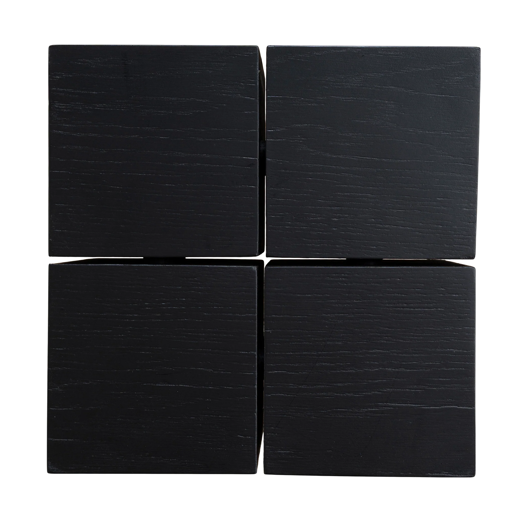 CST10426-NI 27cm Square Side Table - Full Black - Image 5