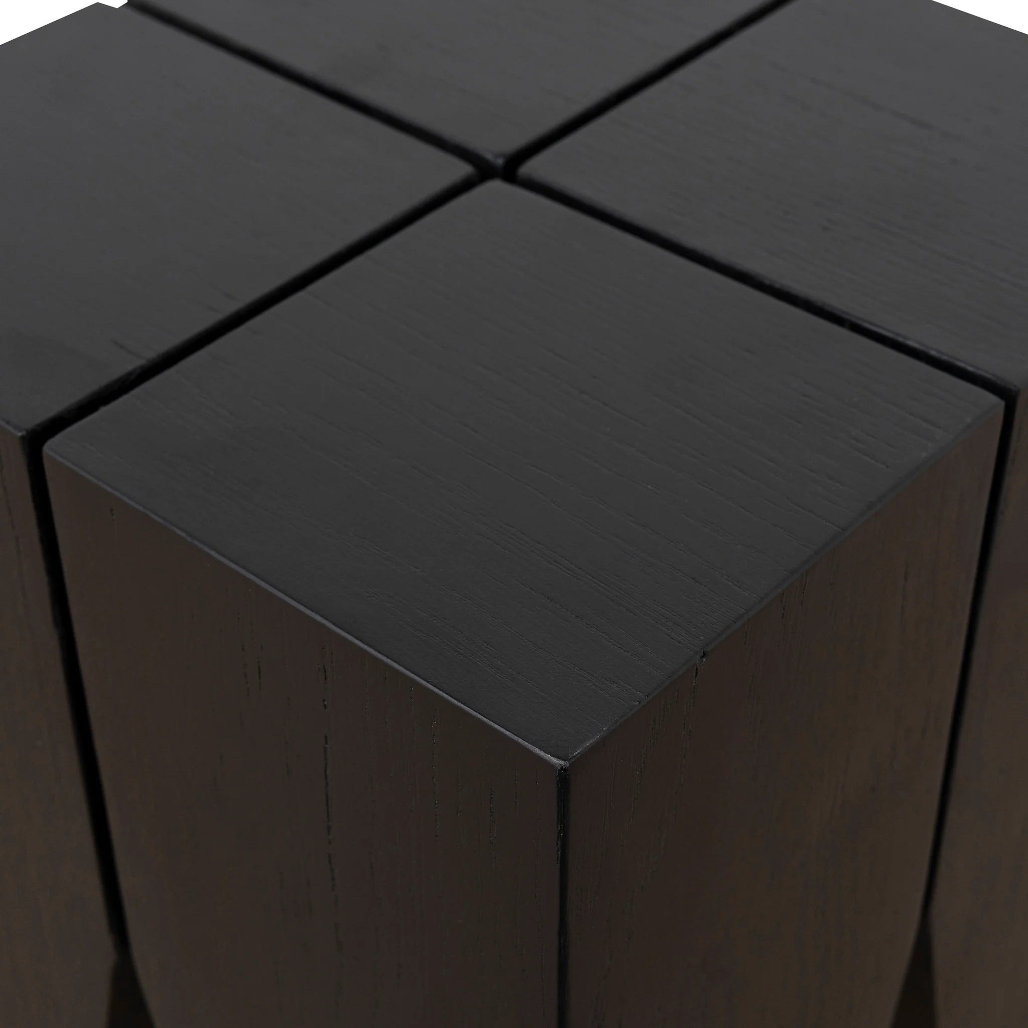 CST10426-NI 27cm Square Side Table - Full Black - Image 9