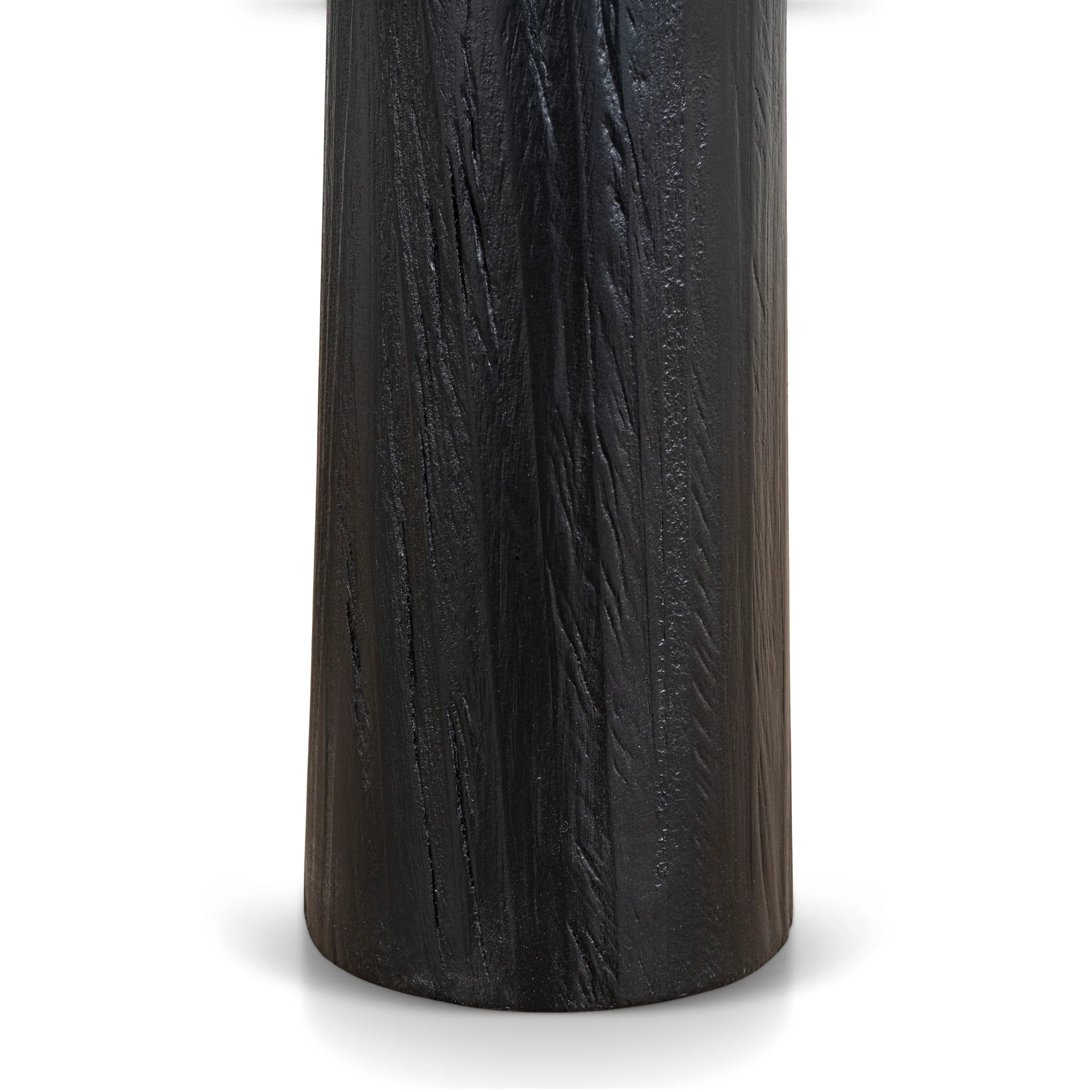 CST10427-NI 45cm Round Side Table - Full Black - Image 9