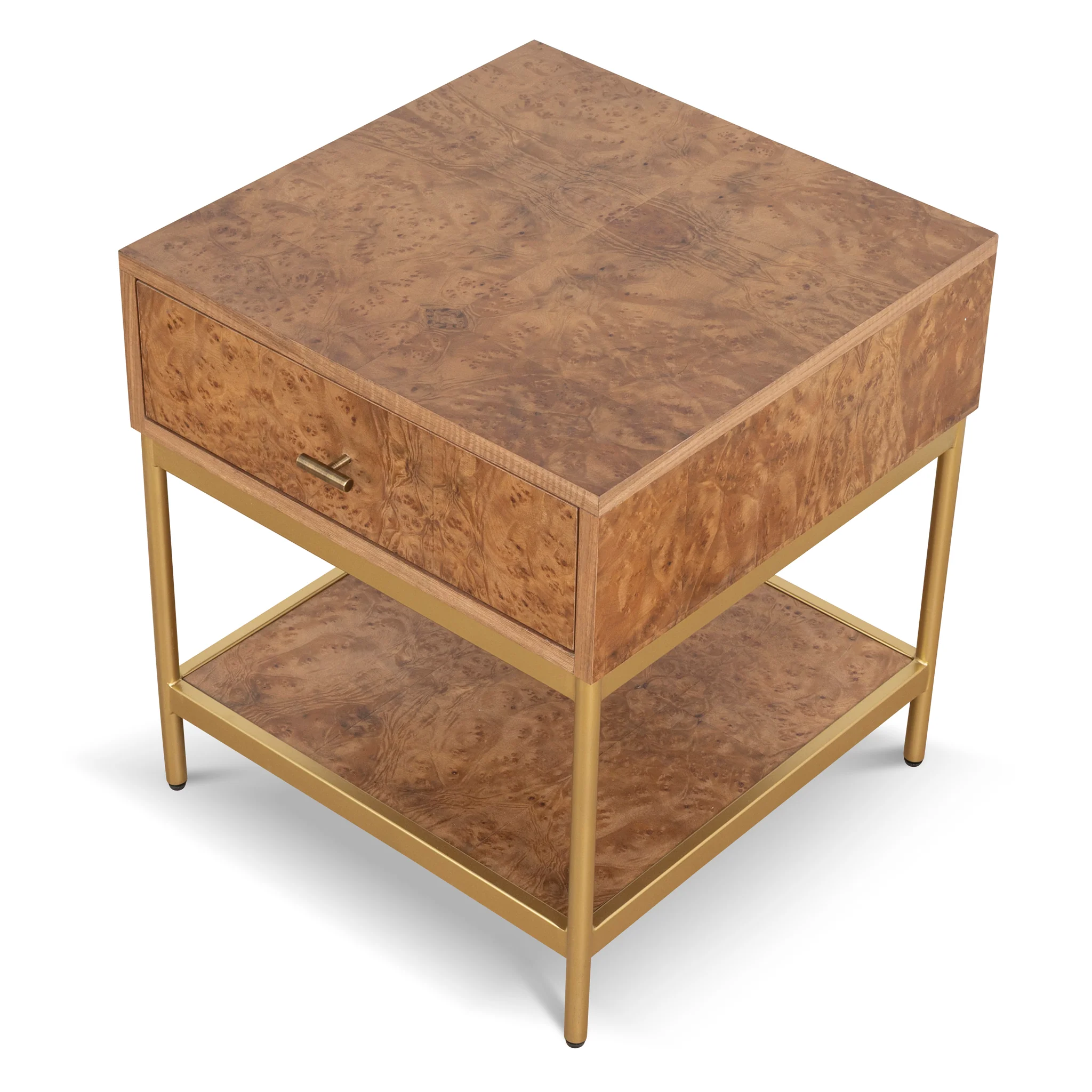 CST10429-NI 50cm Square Bedside Table - Natural - Image 4