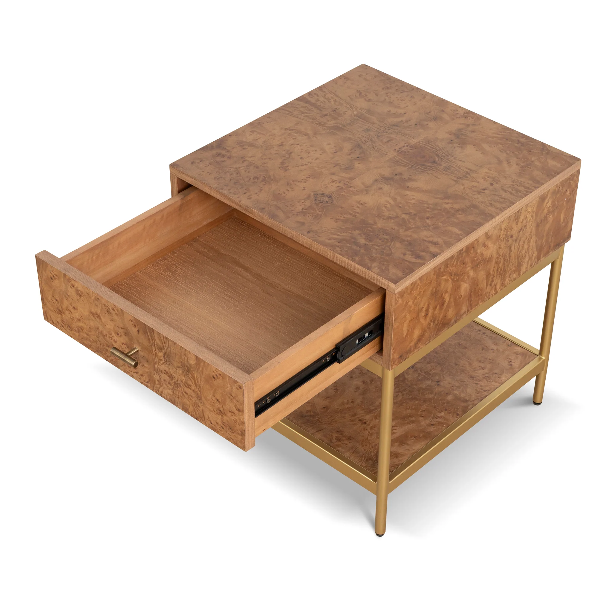 CST10429-NI 50cm Square Bedside Table - Natural - Image 5