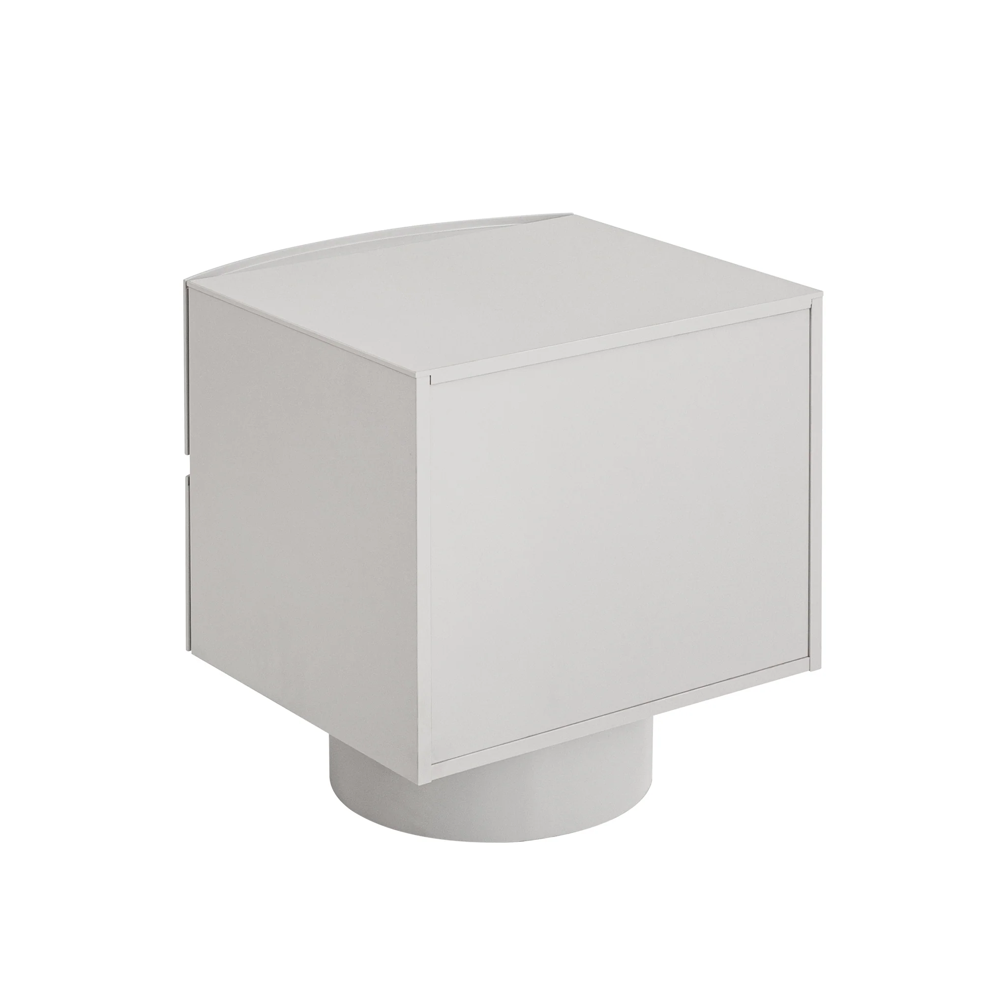 CST10540-IG Bedside Table - Warm Grey - Image 4