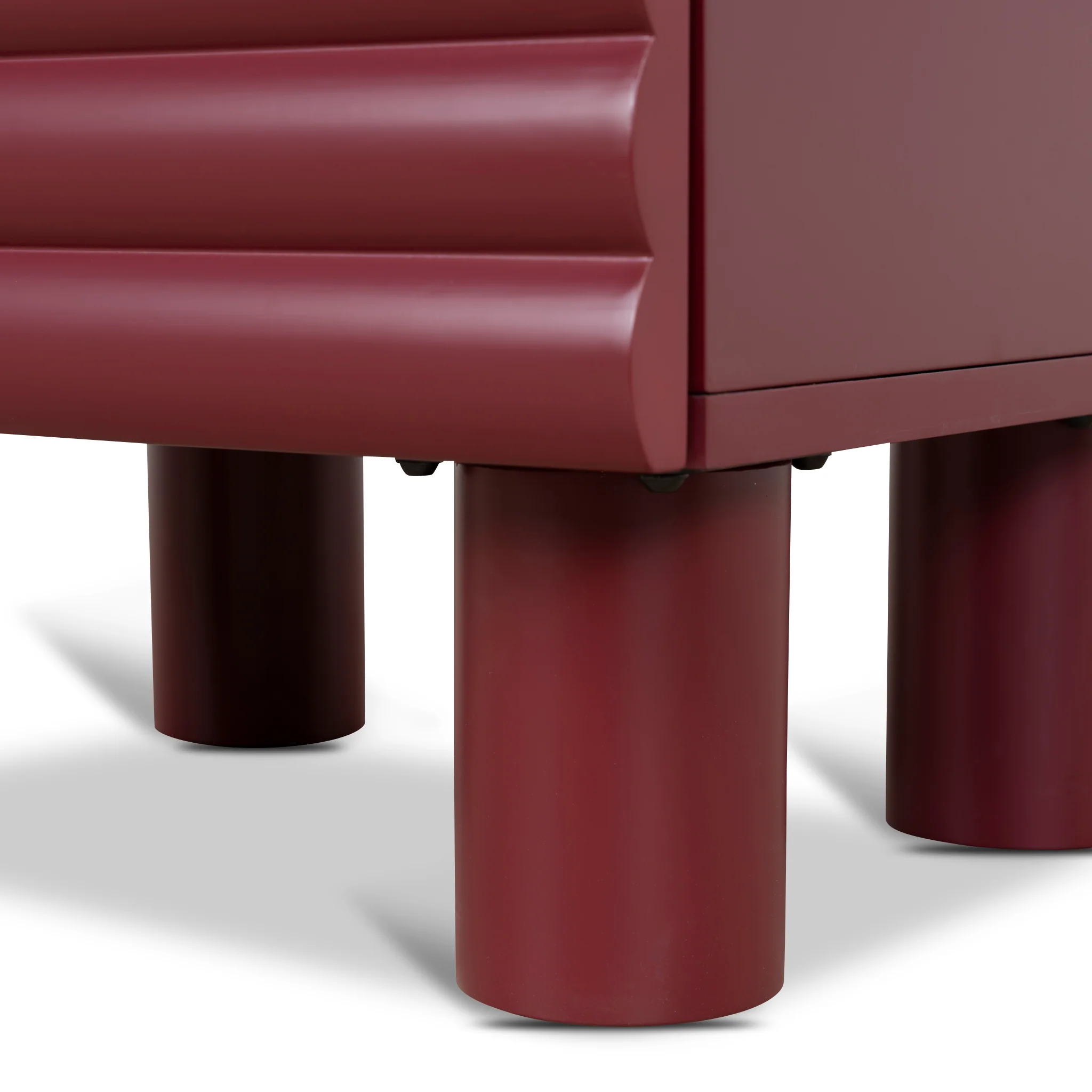 CST10592-KD 48cm Bedside Table - Red - Image 10