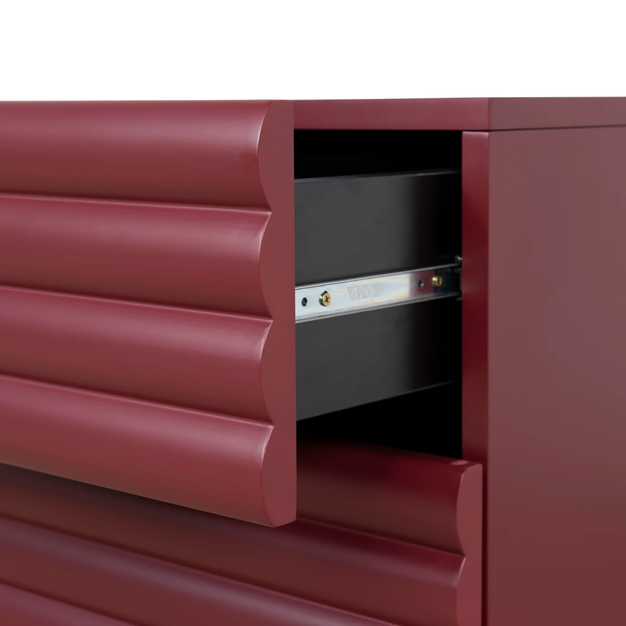 CST10592-KD 48cm Bedside Table - Red - Image 14