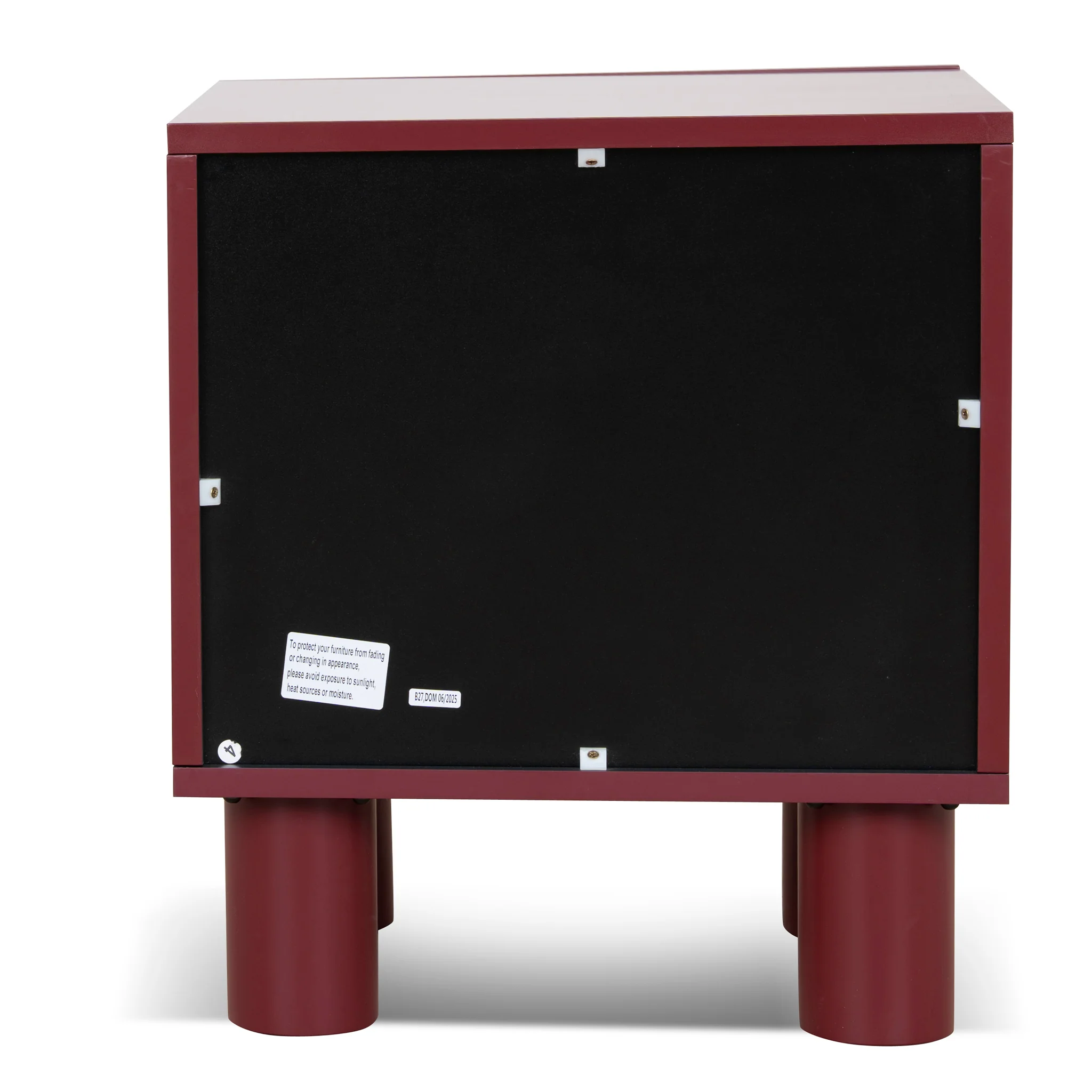 CST10592-KD 48cm Bedside Table - Red - Image 5