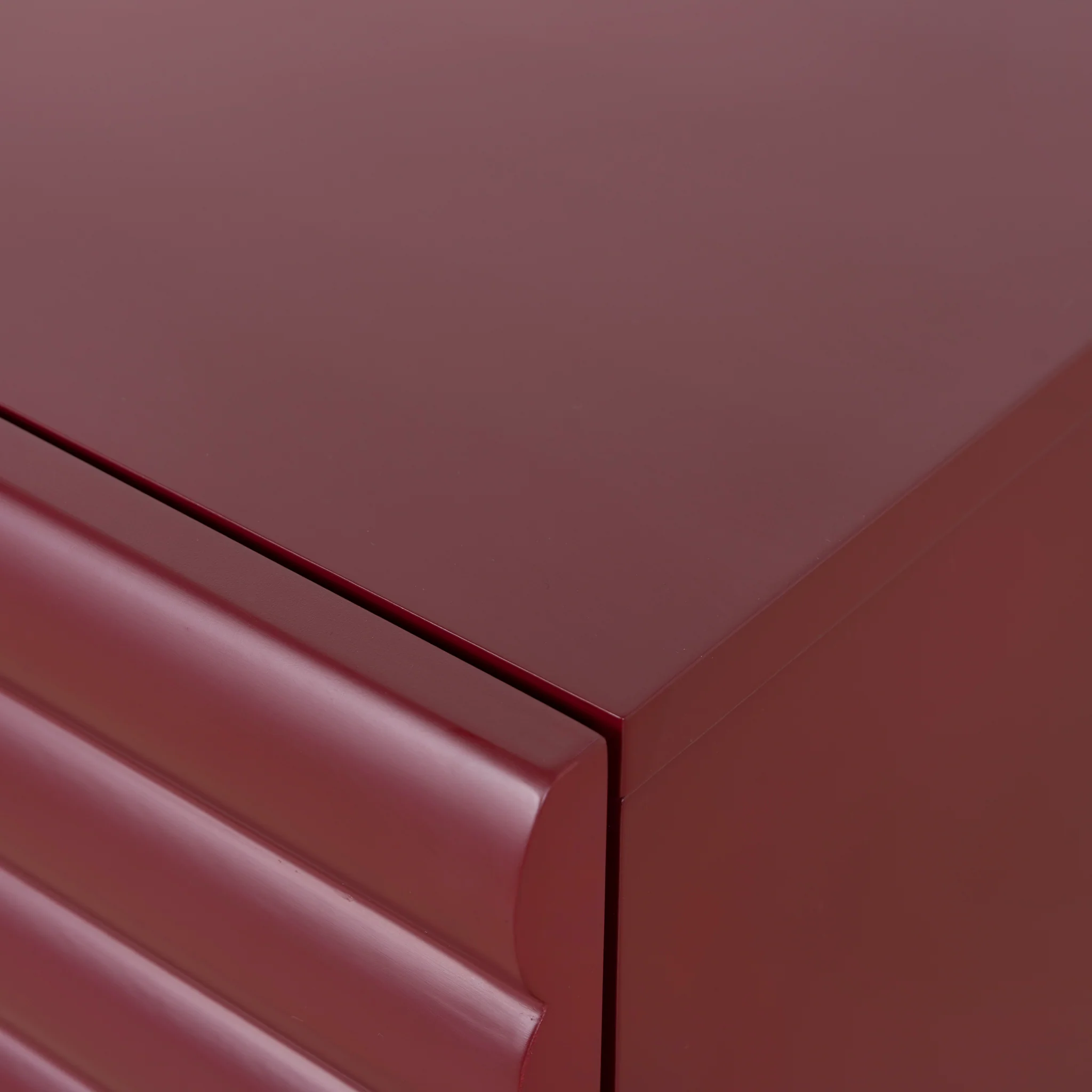 CST10592-KD 48cm Bedside Table - Red - Image 7