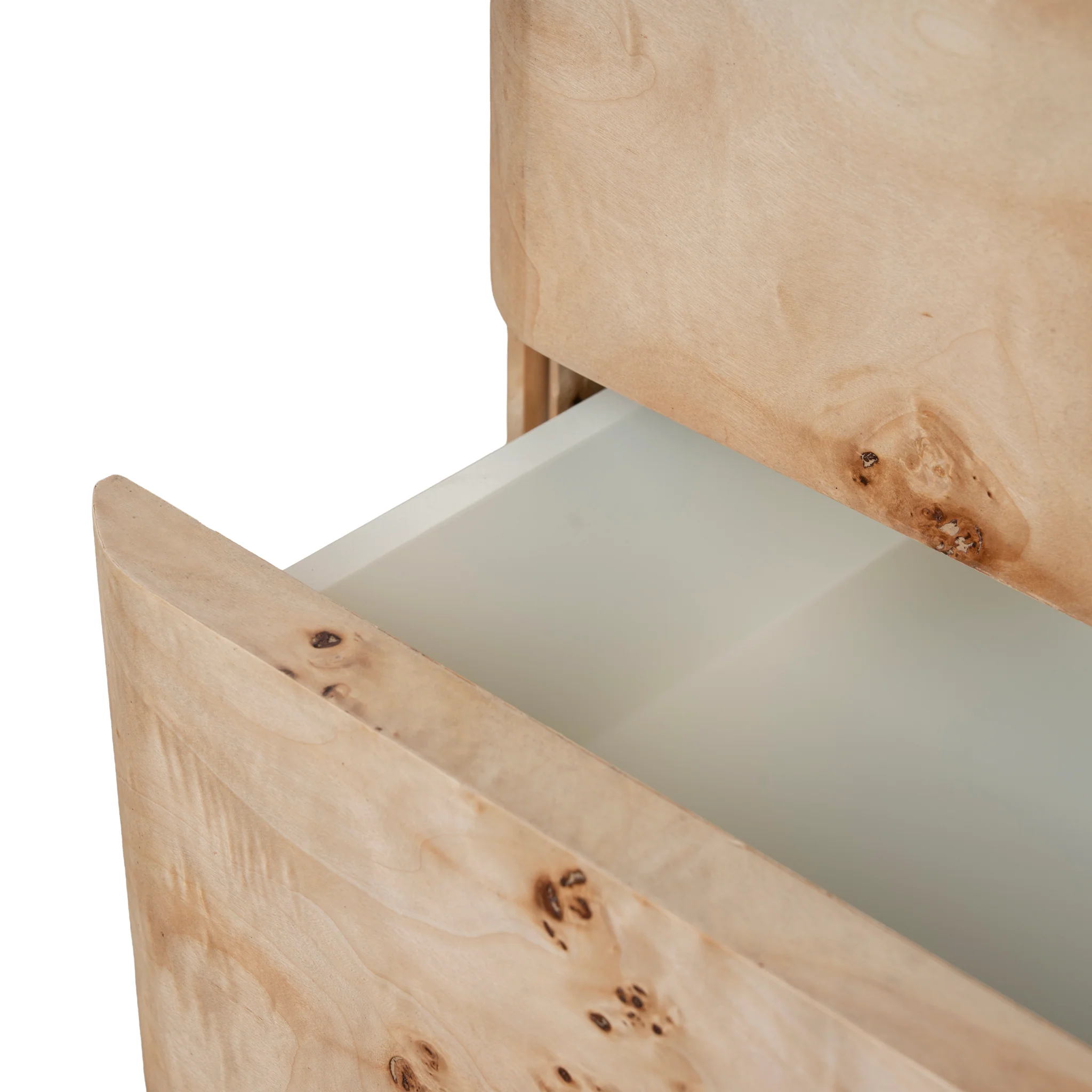 CST10635-MK 51cm Bedside Table - Aspen Burls - Image 10