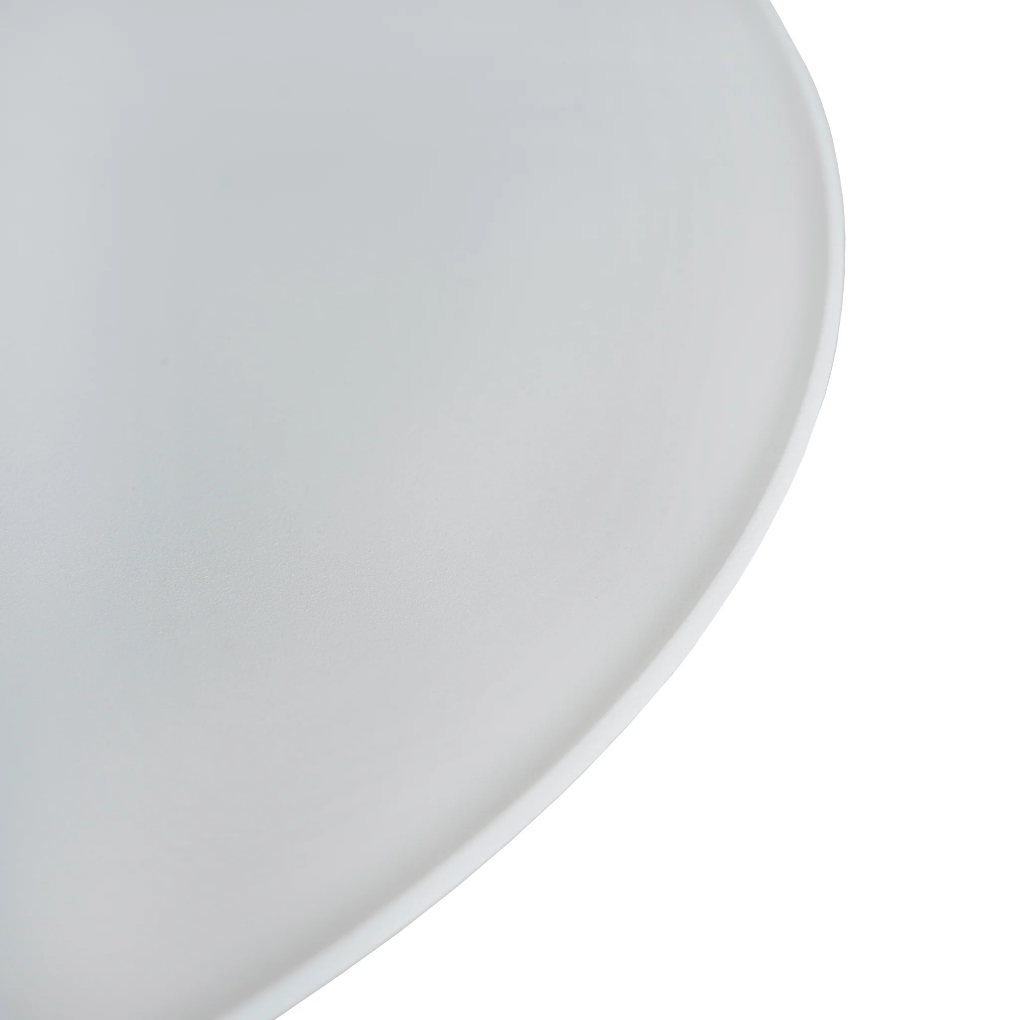 CST10979-NY 45cm Matte White Side Table - Carrara Marble - Image 7