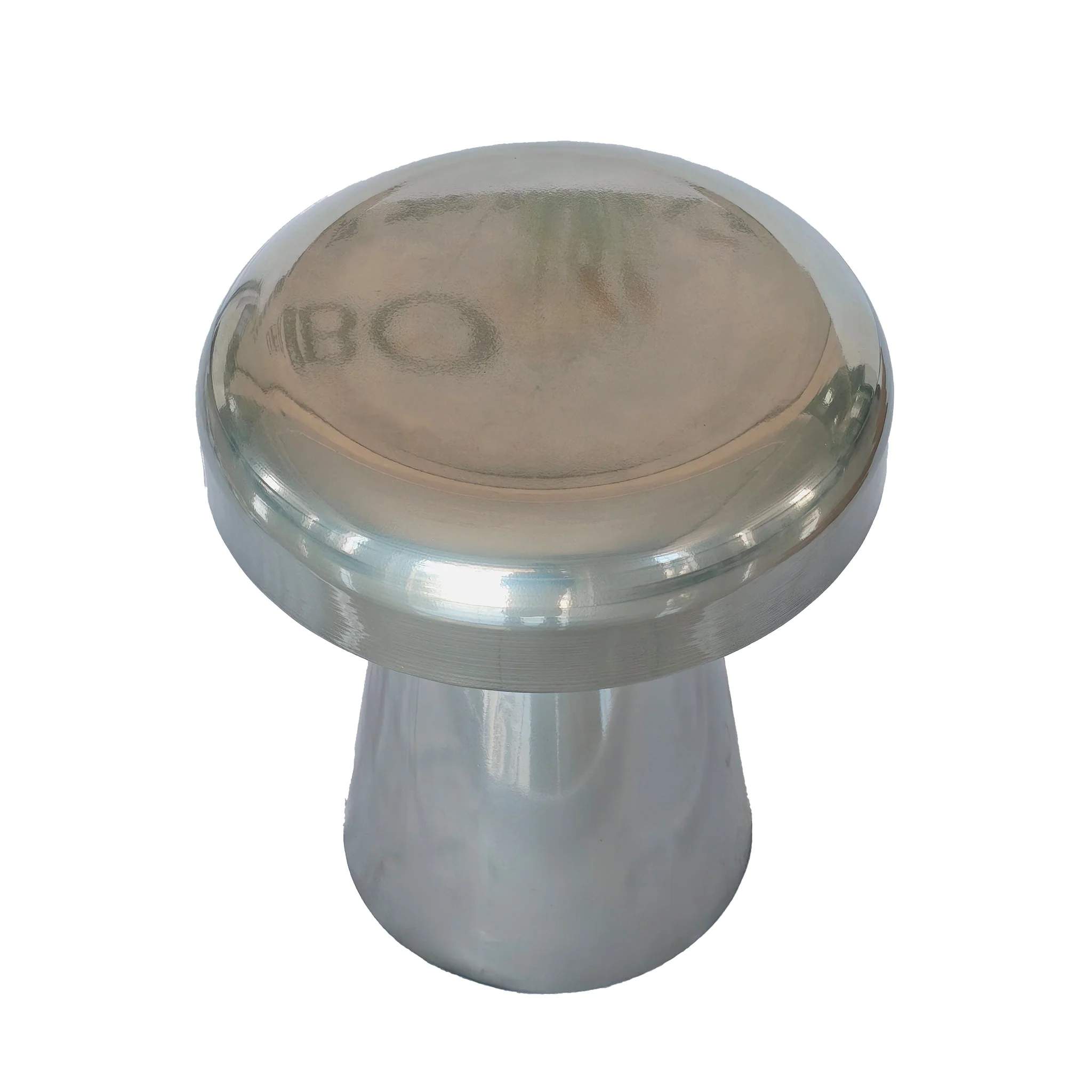 CST12069-BC 40cm Round Side Table - Powder Silver - Image 4