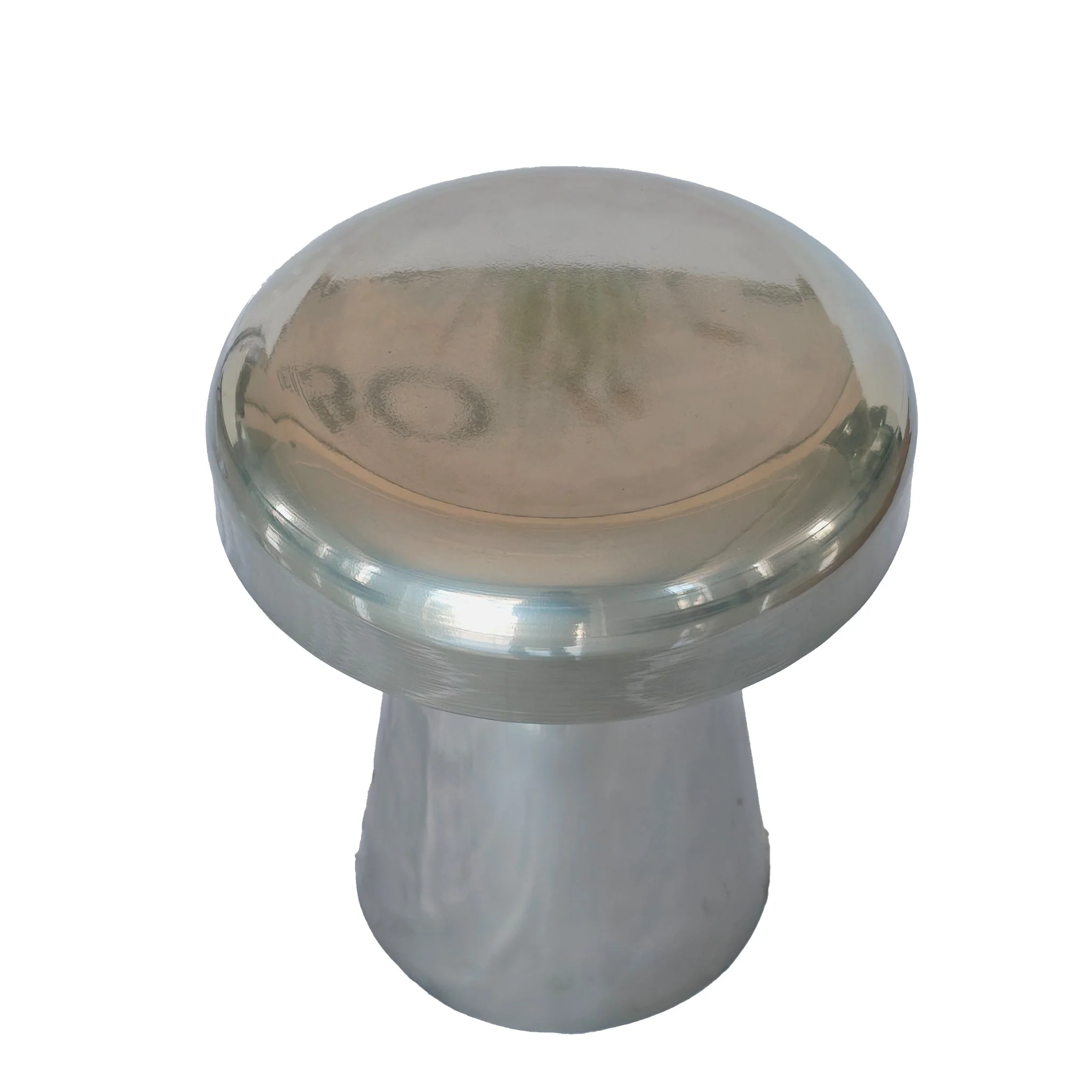 CST12069-BC 40cm Round Side Table - Powder Silver - Image 5