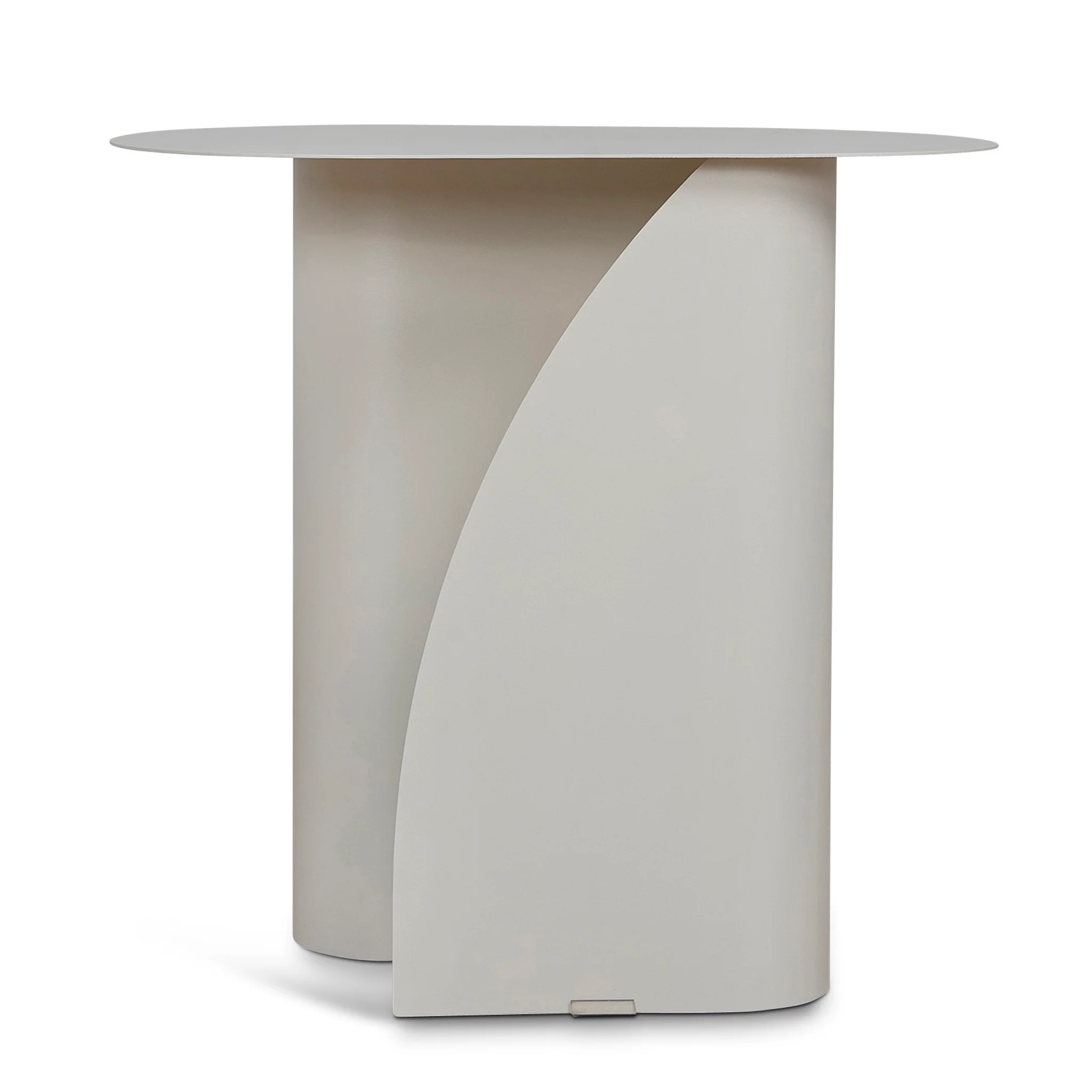CST12070-BC 50cm Side Table - Ivory White - Image 2