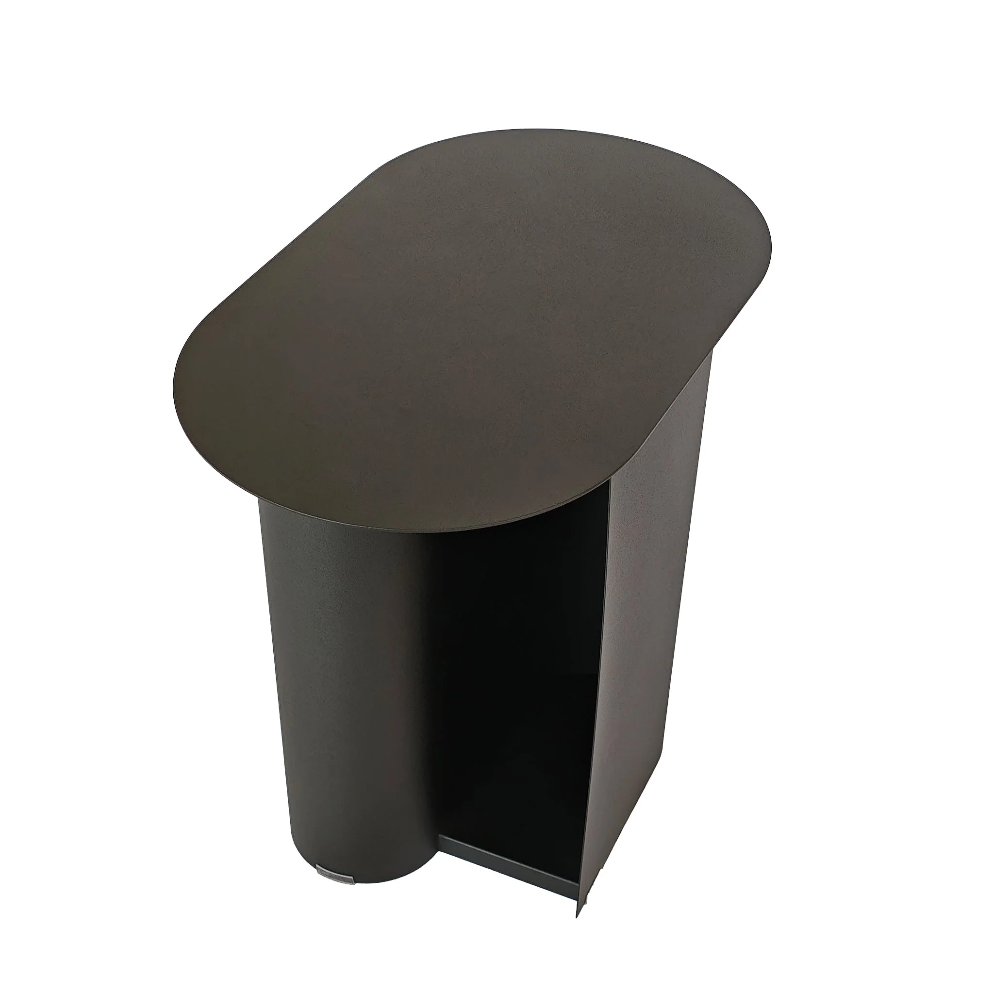 CST12071-BC 50cm Side Table - Black - Image 2