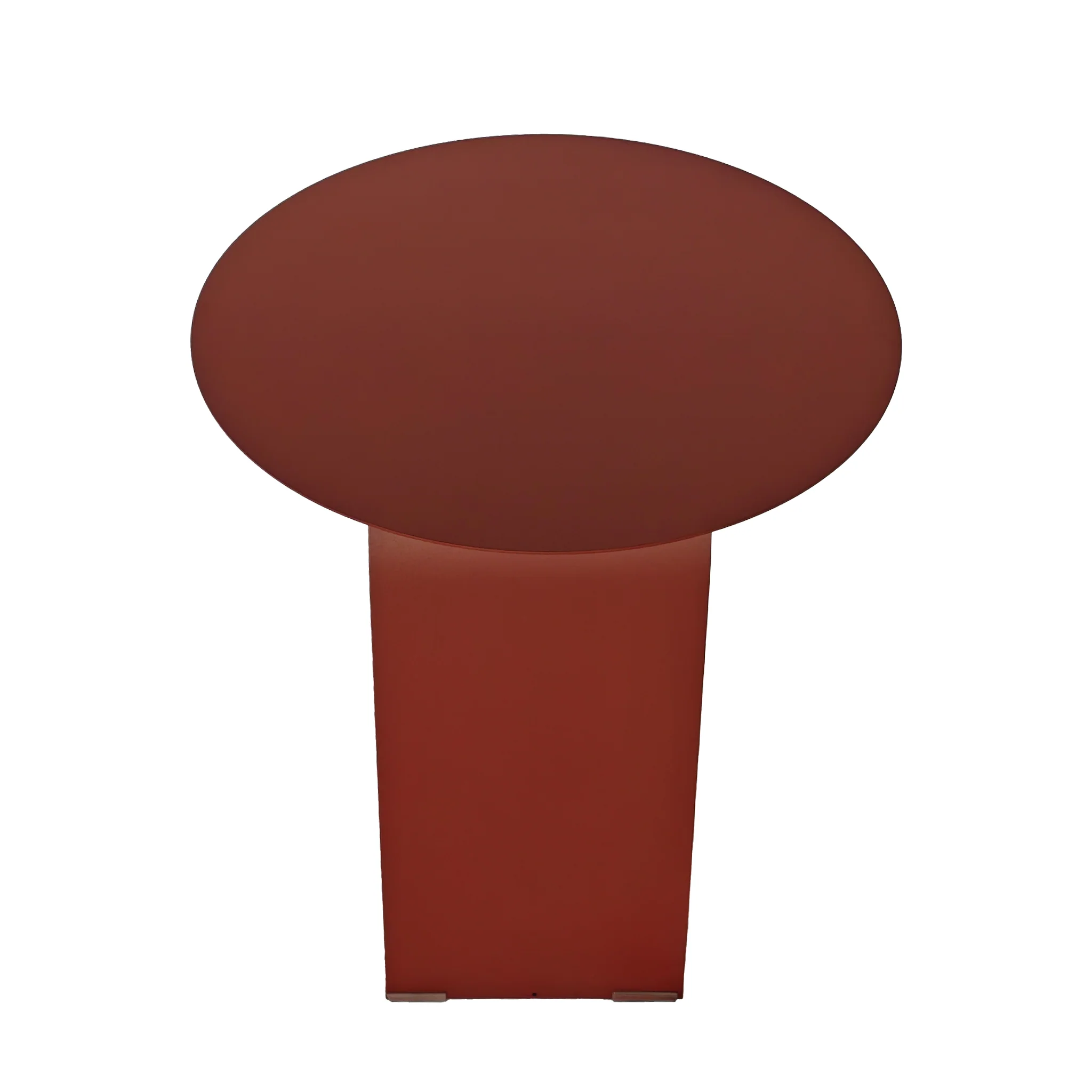 CST12072-BC 38cm Round Side Table - Burgandy Red - Image 6