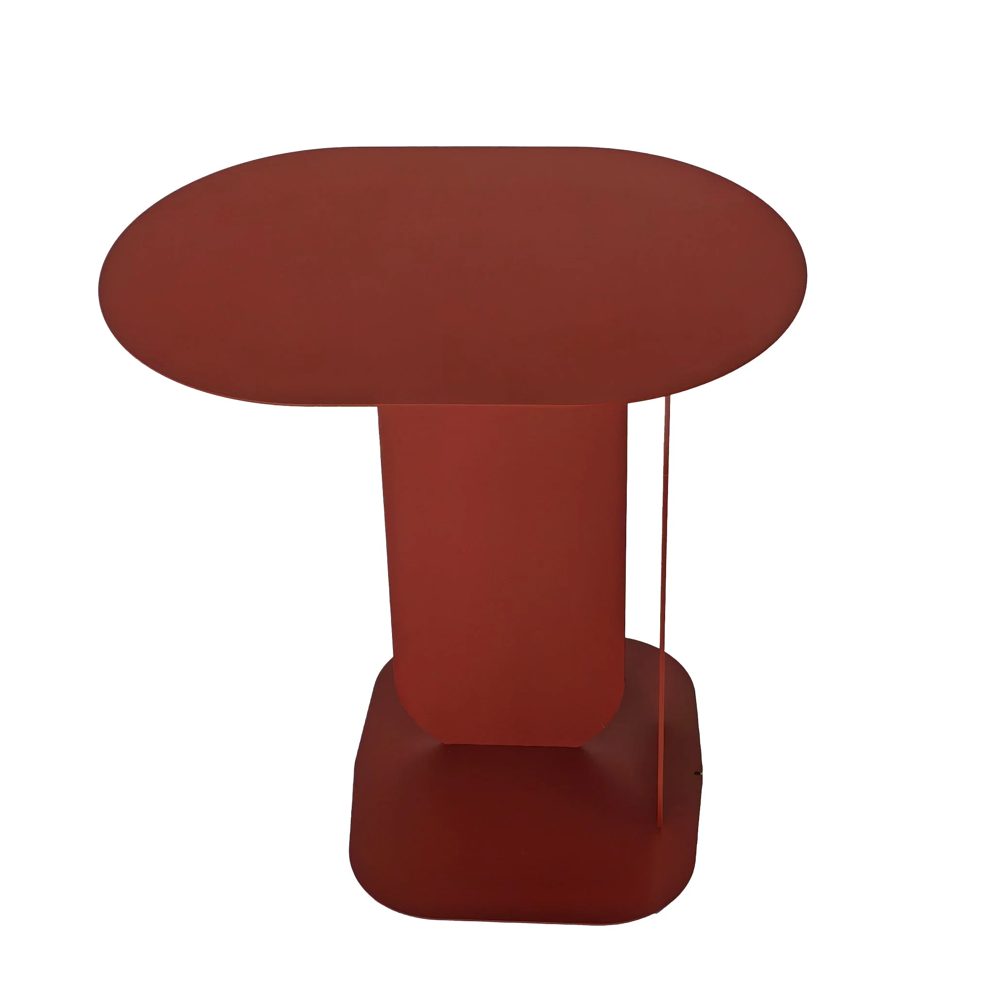CST12078-BC 45cm Side Table - Burgundy Red - Image 2