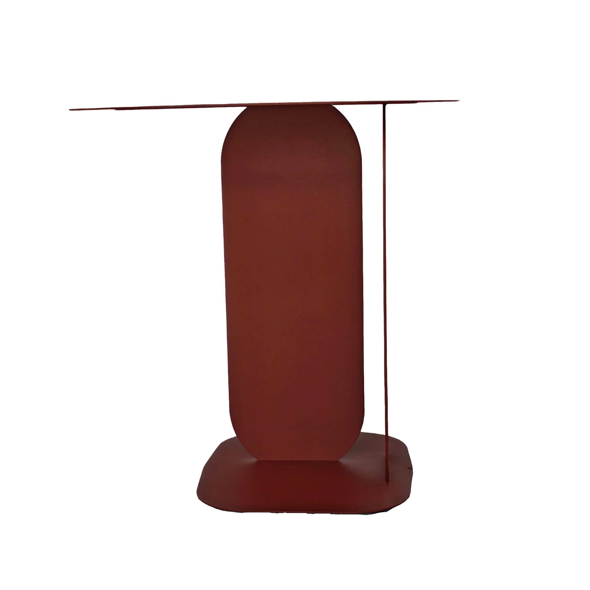 CST12078-BC 45cm Side Table - Burgundy Red - Image 3