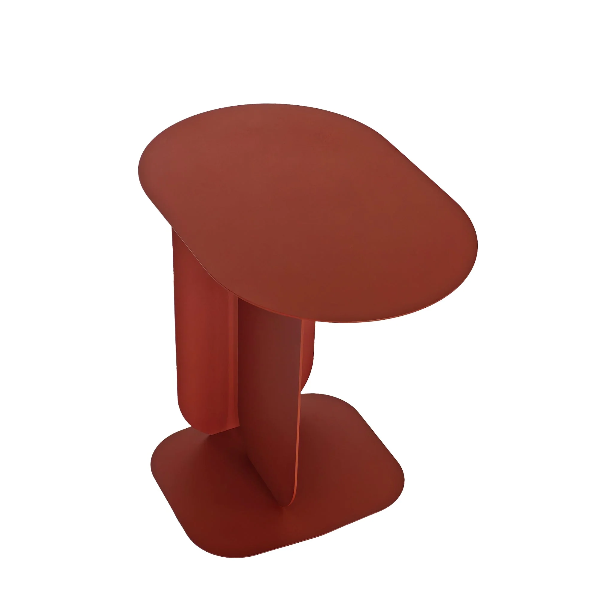 CST12078-BC 45cm Side Table - Burgundy Red - Image 4