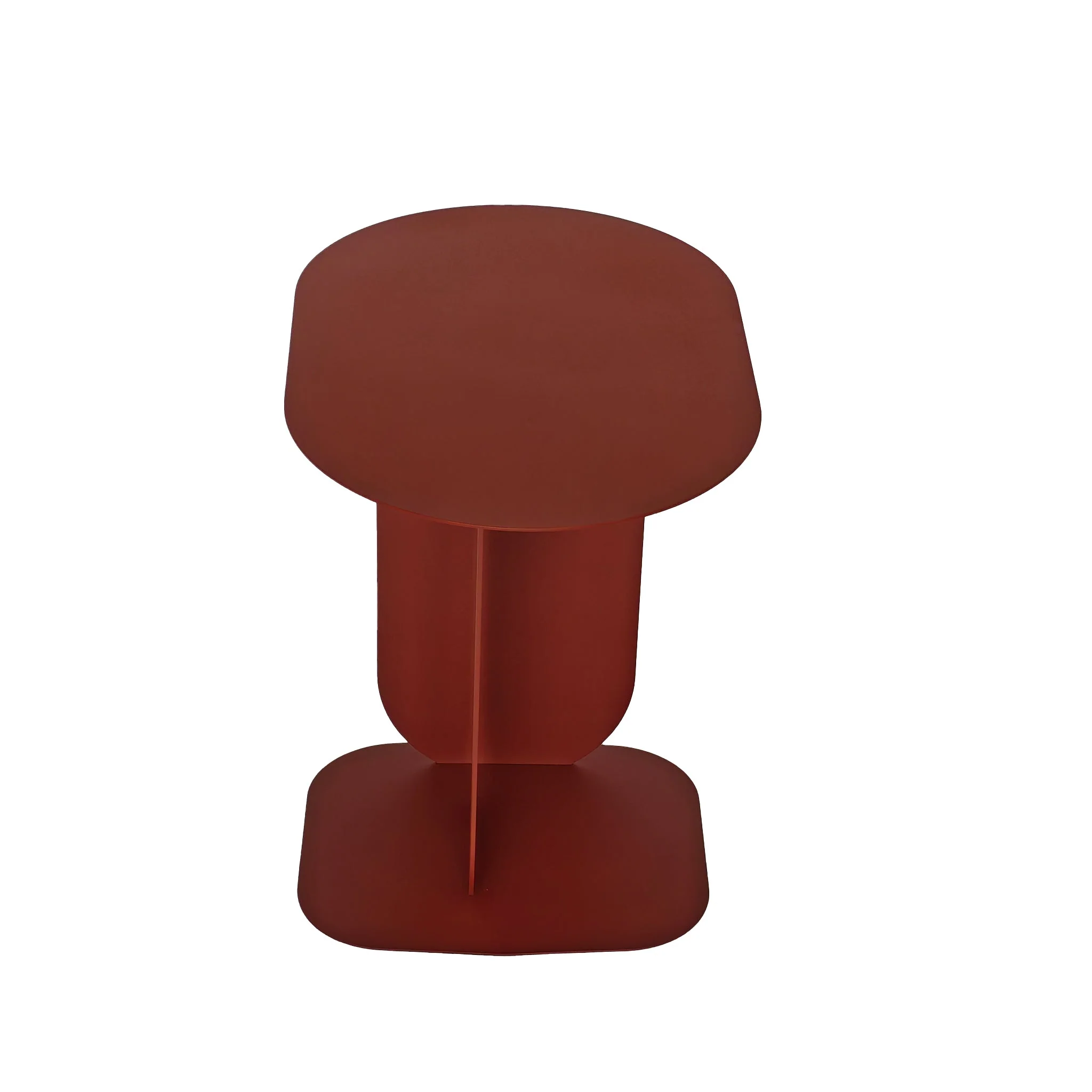 CST12078-BC 45cm Side Table - Burgundy Red - Image 6