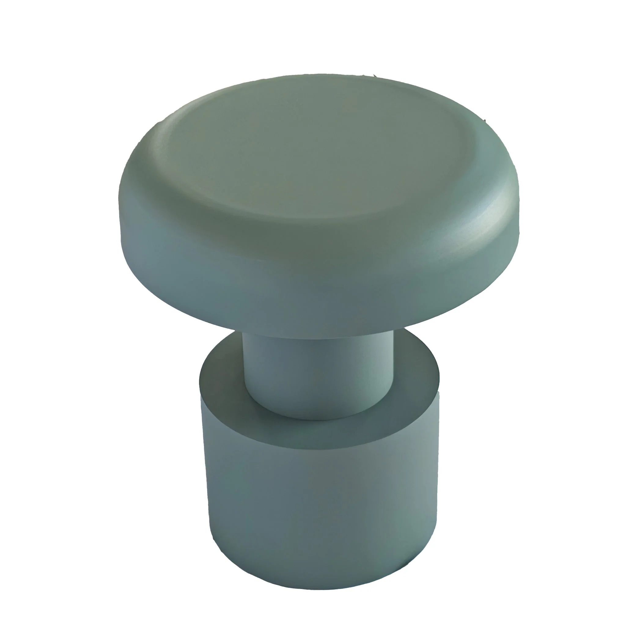 CST12080-BC 40cm Round Side Table - Derbo Sage Green - Image 2