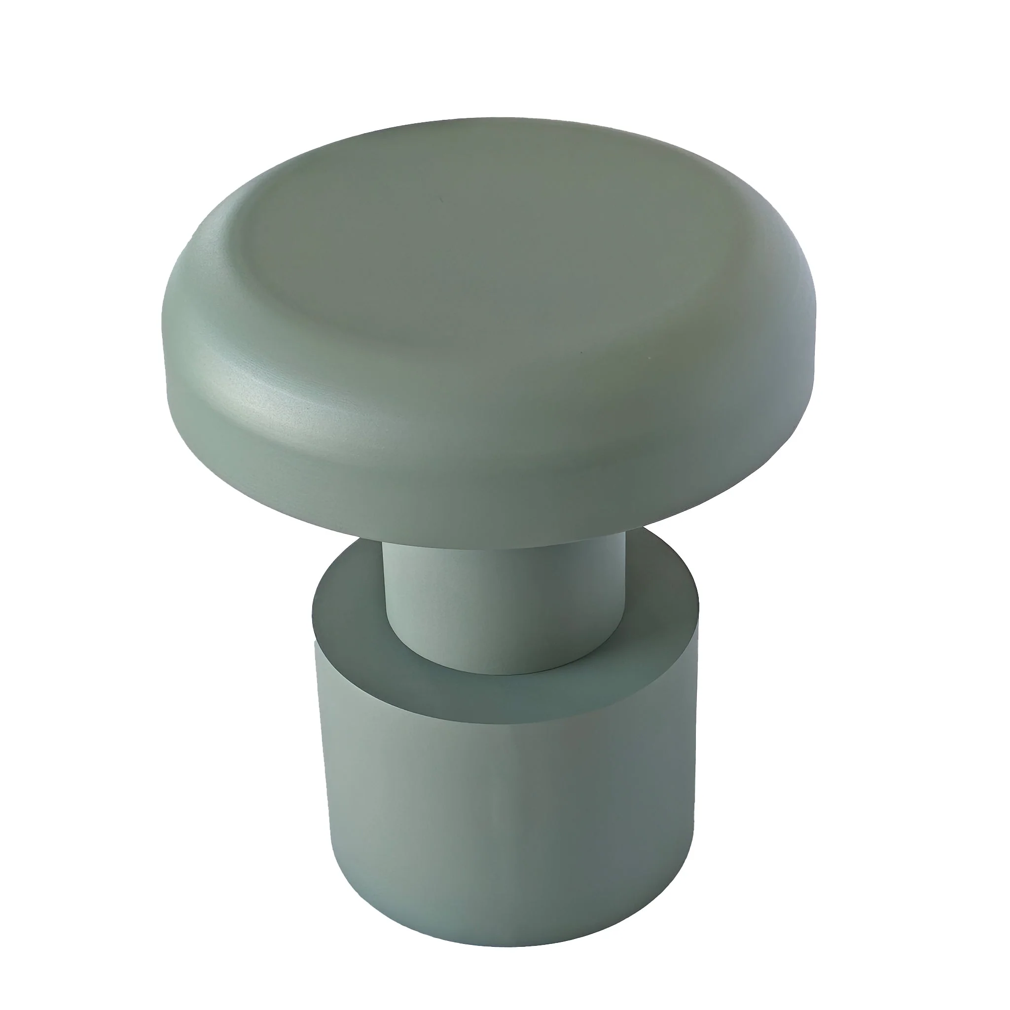 CST12080-BC 40cm Round Side Table - Derbo Sage Green - Image 3
