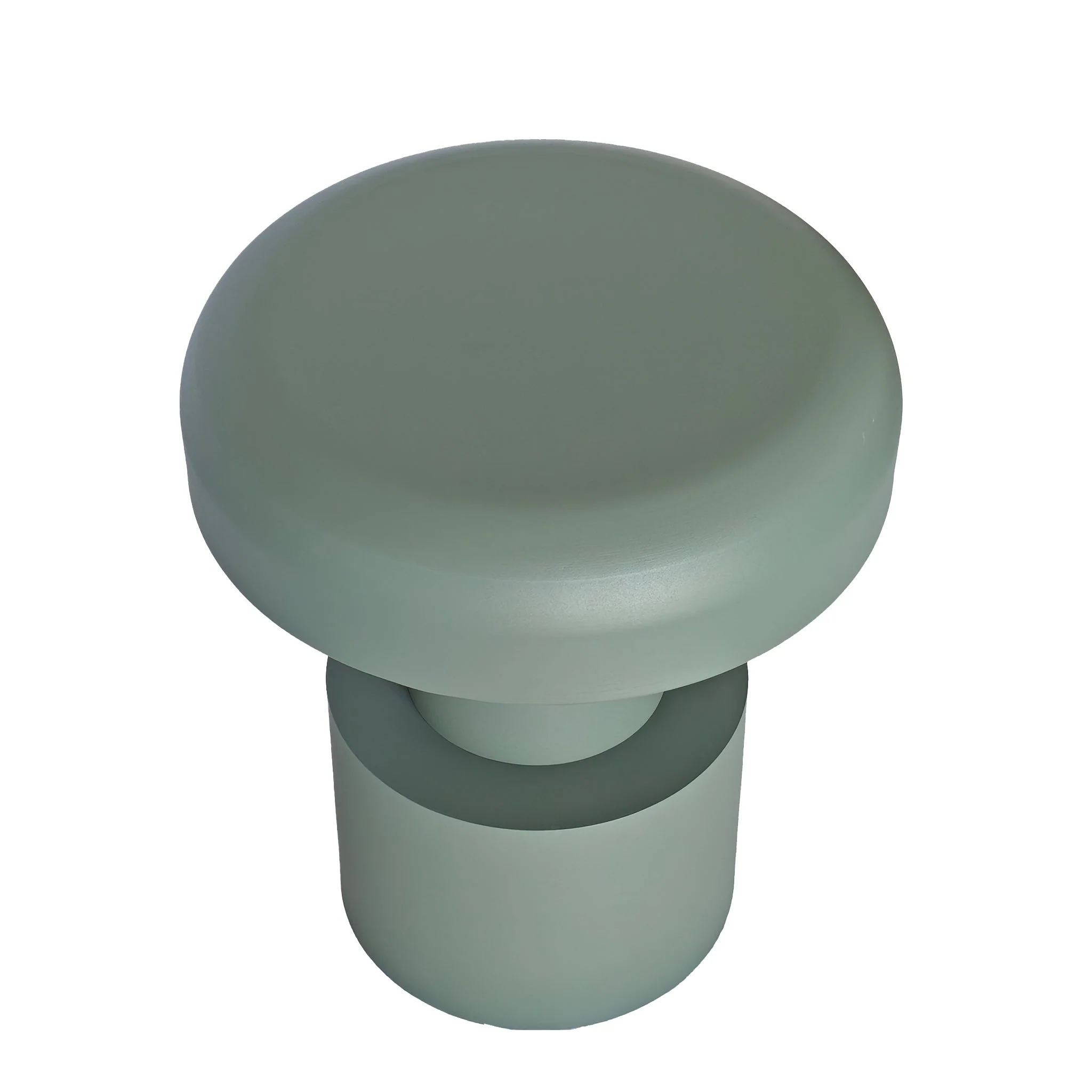 CST12080-BC 40cm Round Side Table - Derbo Sage Green - Image 4