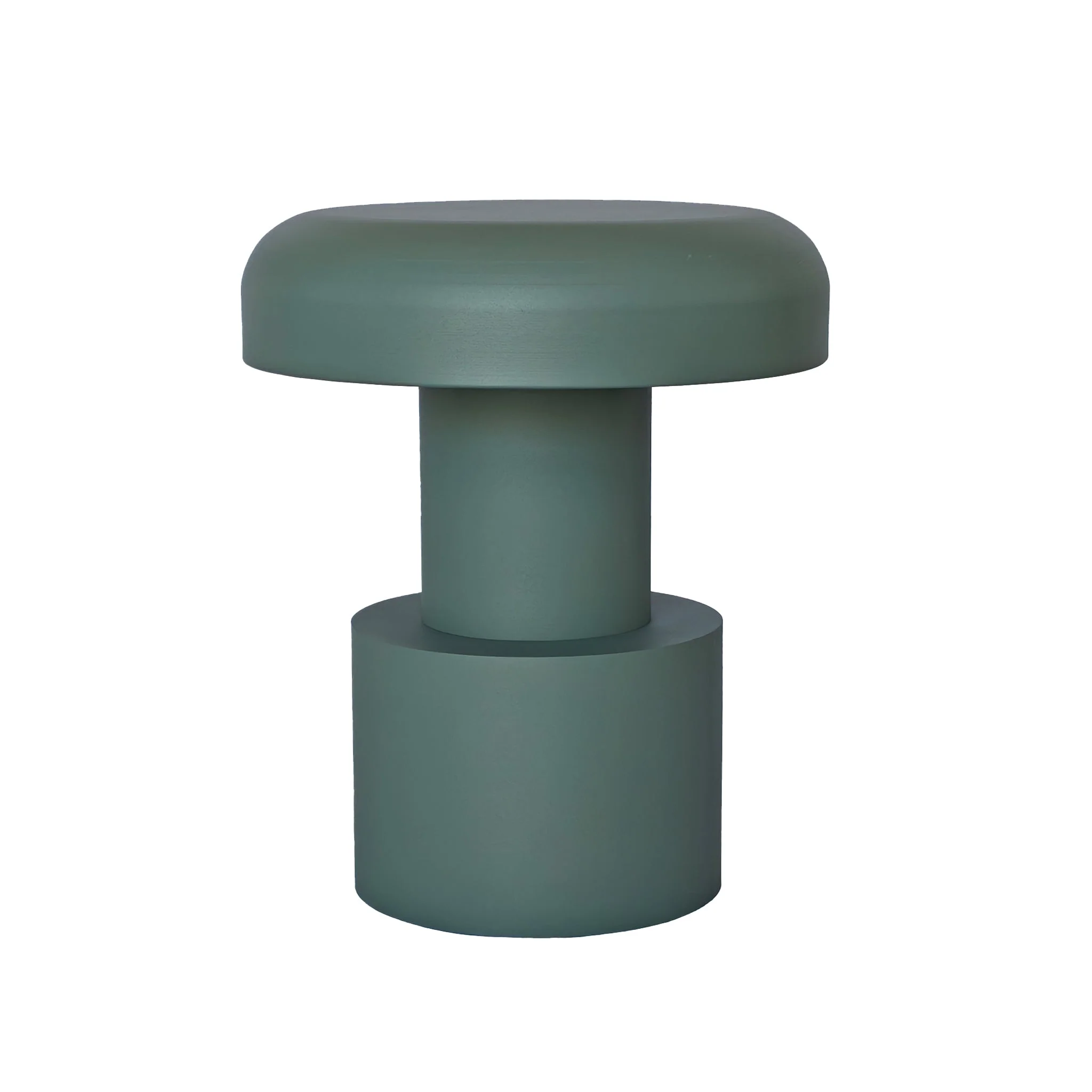 CST12080-BC 40cm Round Side Table - Derbo Sage Green - Image 5