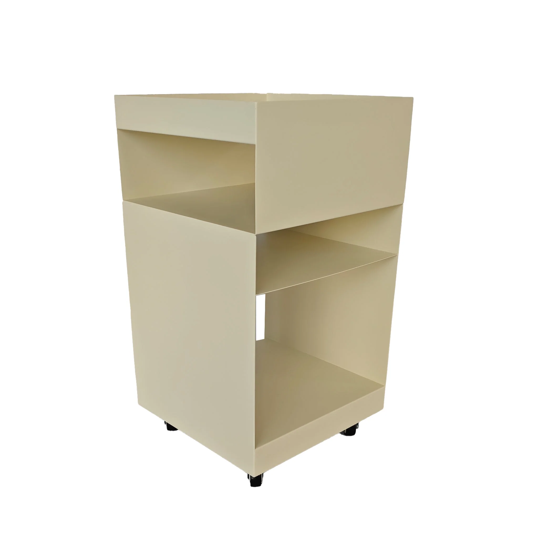 CST12082-BC 35cm Square Side Table - Ivory White - Image 2