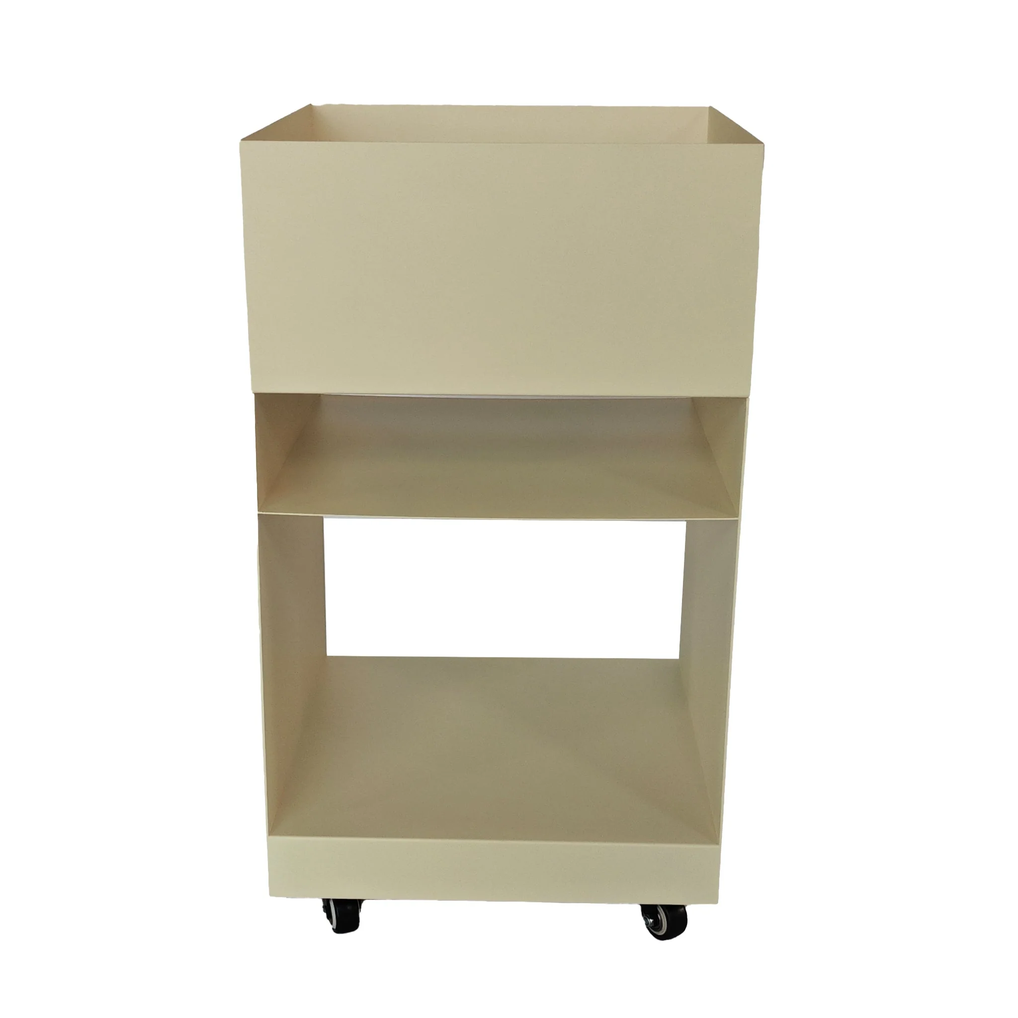 CST12082-BC 35cm Square Side Table - Ivory White - Image 3