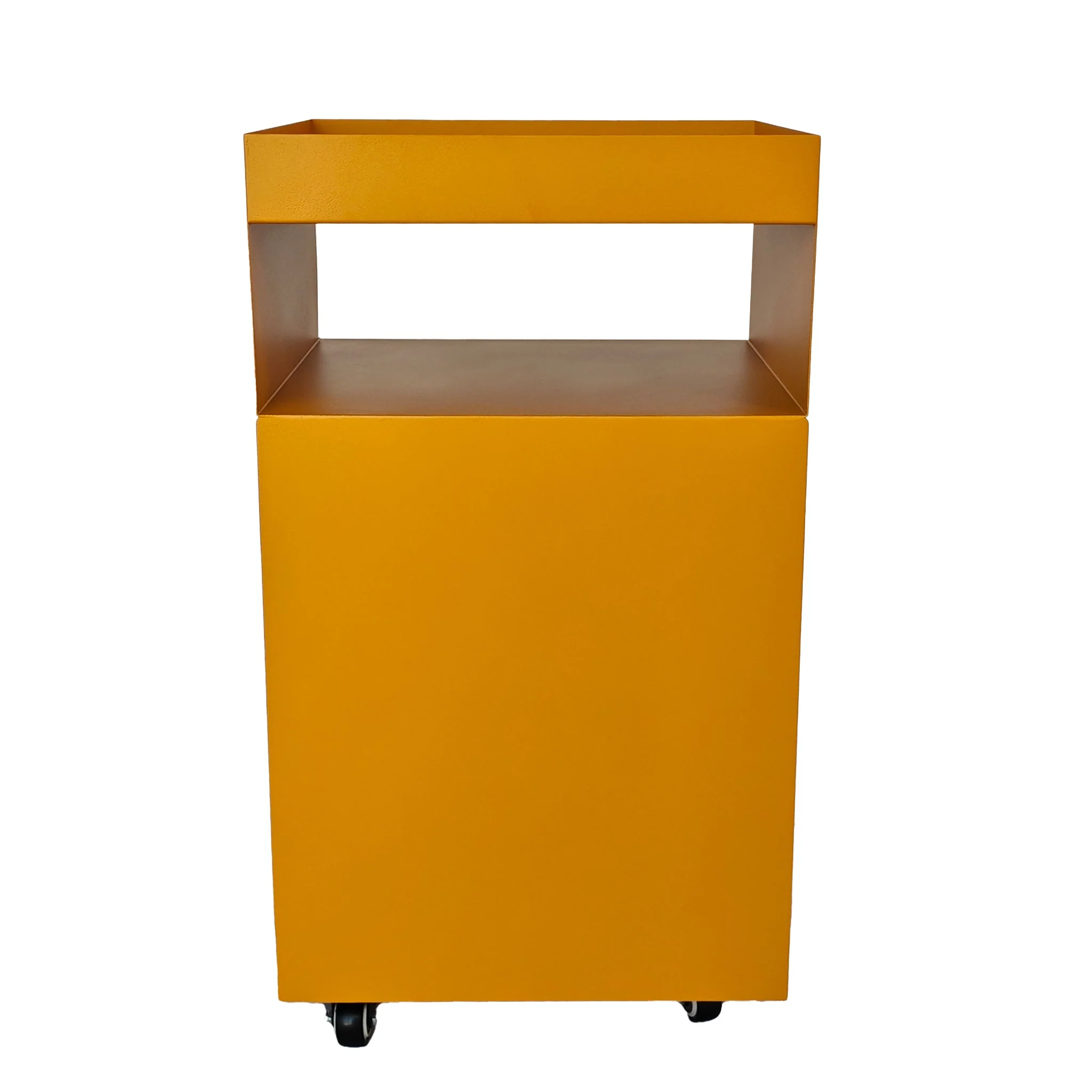 CST12083-BC 35cm Square Side Table - Sandy Mustard - Image 2