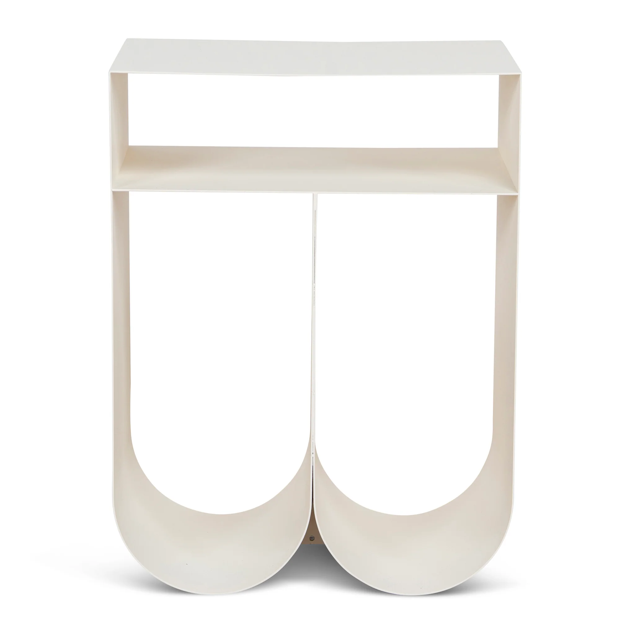 CST12088-BC 35.5cm Side Table - Ivory White - Image 2