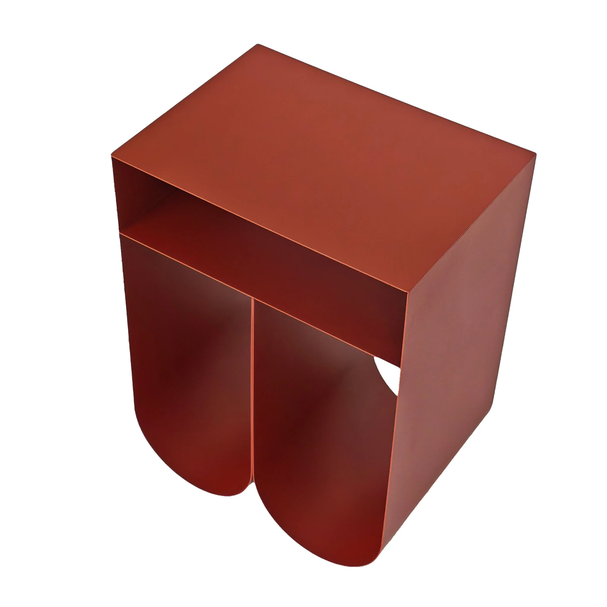 CST12091-BC 35.5cm Side Table - Burgundy Red - Image 5