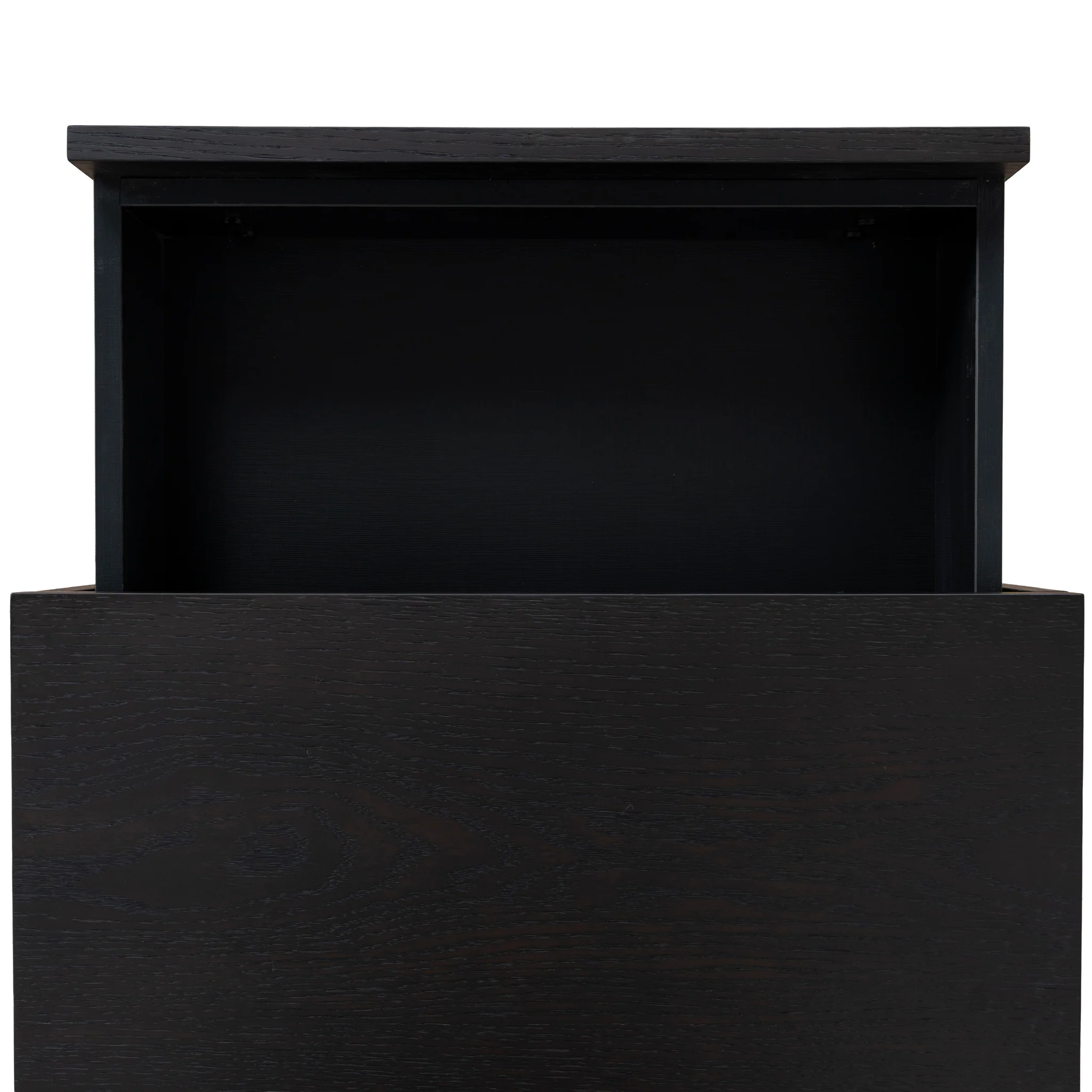 CST12098-BB 55cm Bedside Table - Dark Walnut - Image 16