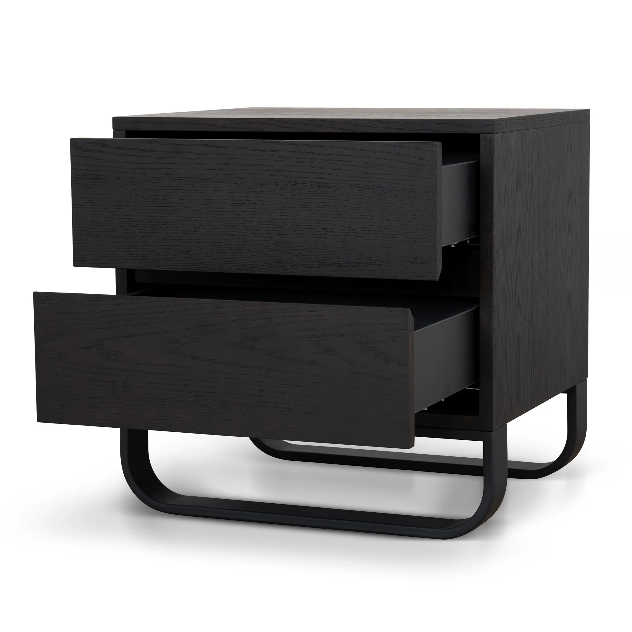 CST12098-BB 55cm Bedside Table - Dark Walnut - Image 3