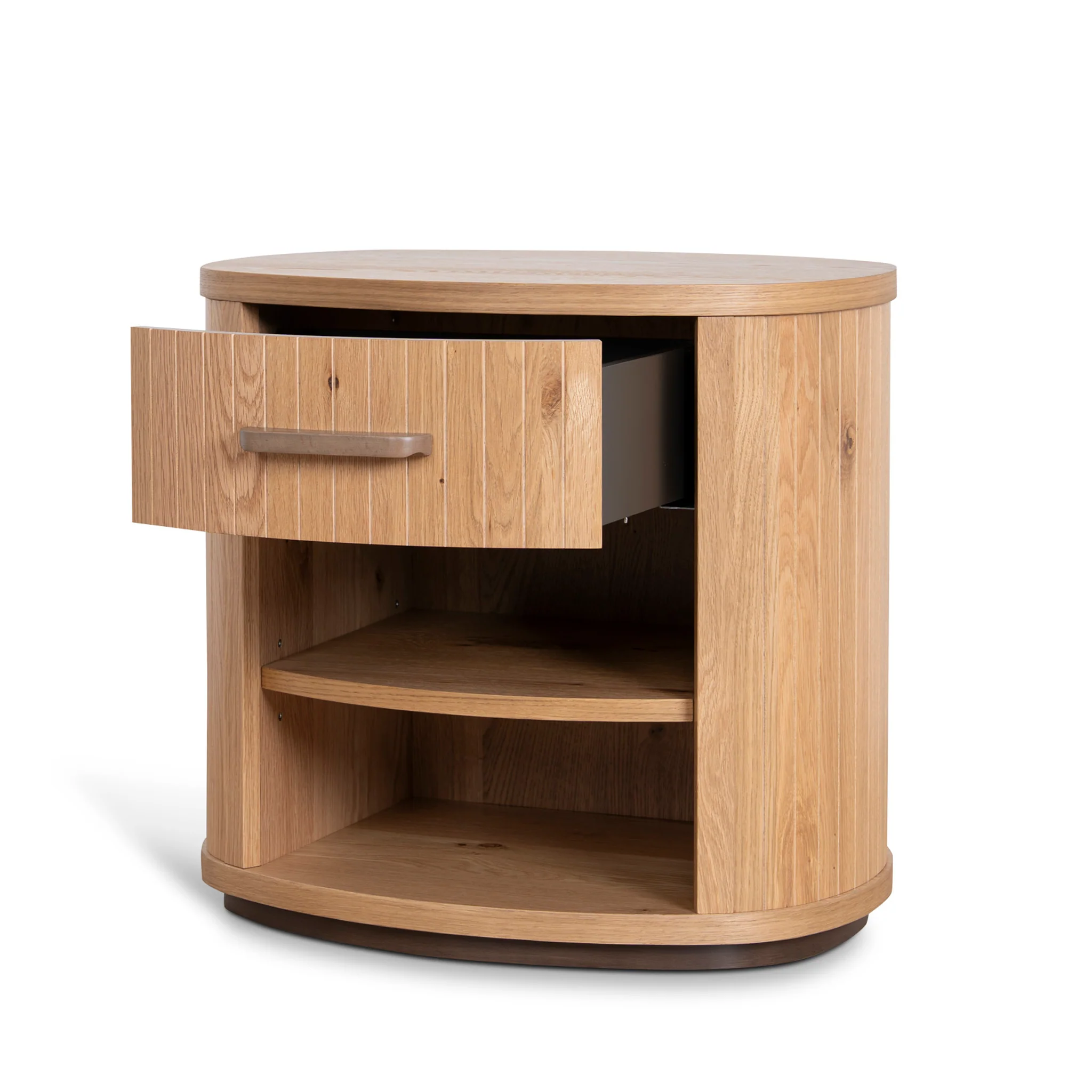 CST12109-VN Bedside Table - Knotty Oak - Image 3