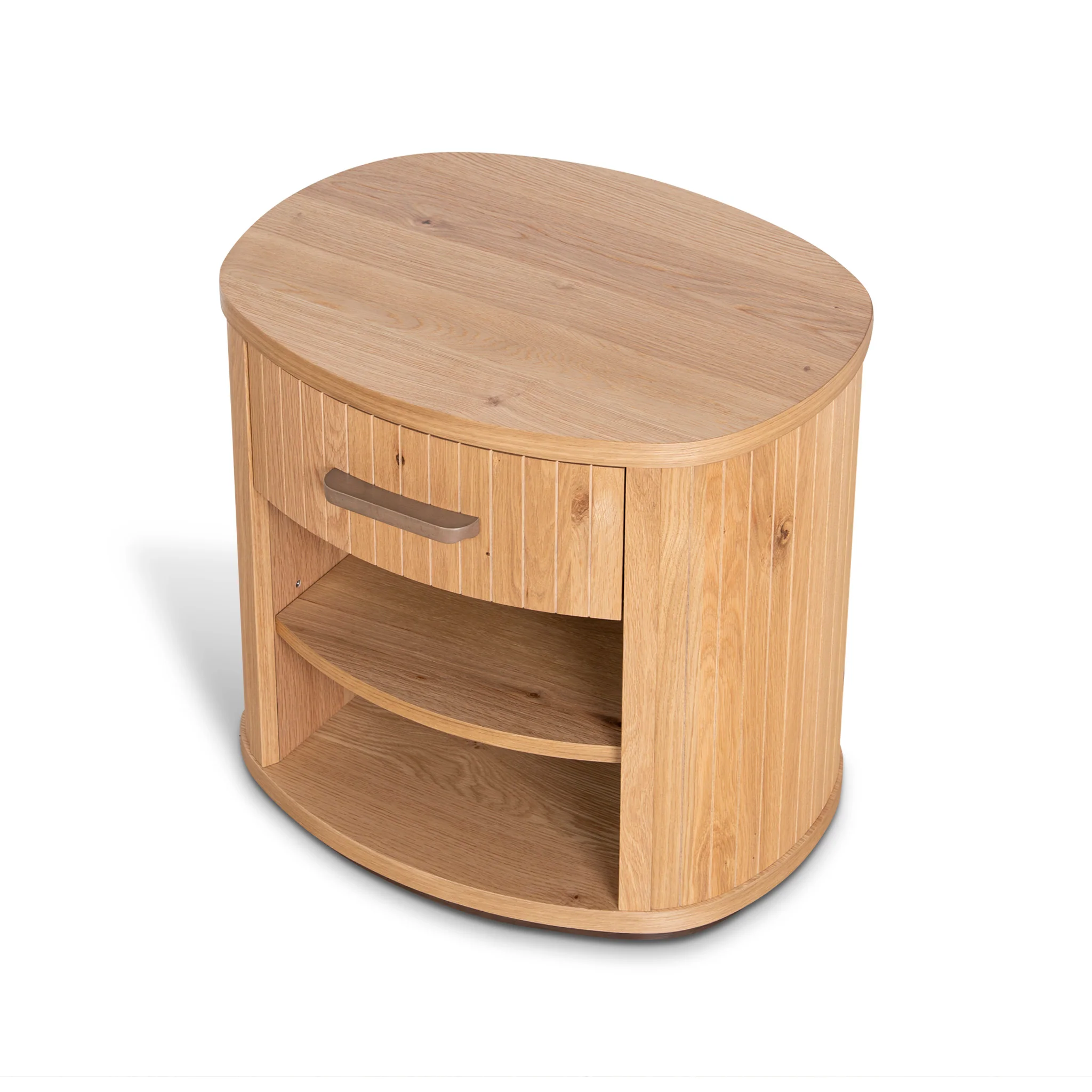 CST12109-VN Bedside Table - Knotty Oak - Image 6